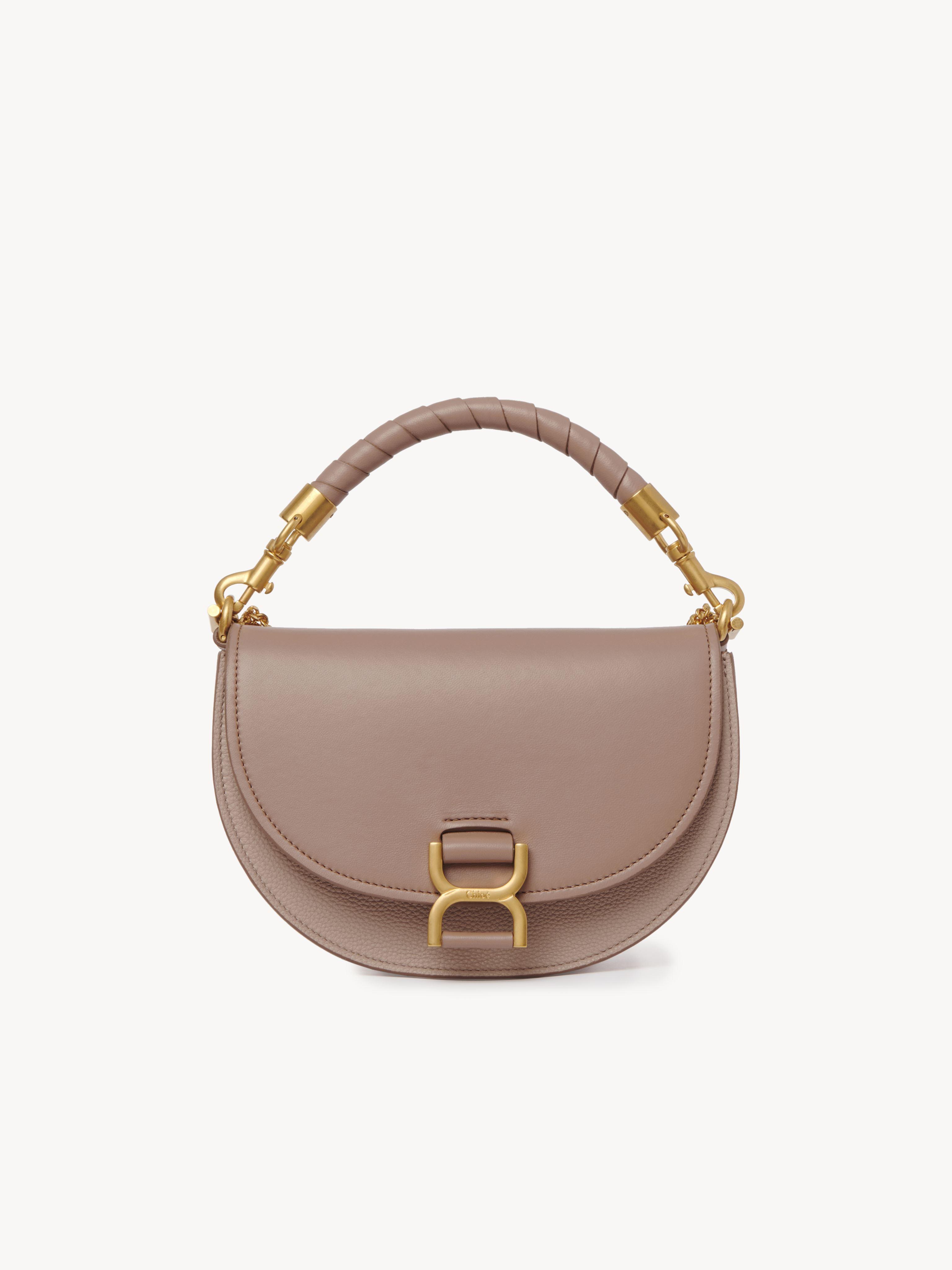 Chloé Marcie Chain Flap Bag in Brown | Lyst