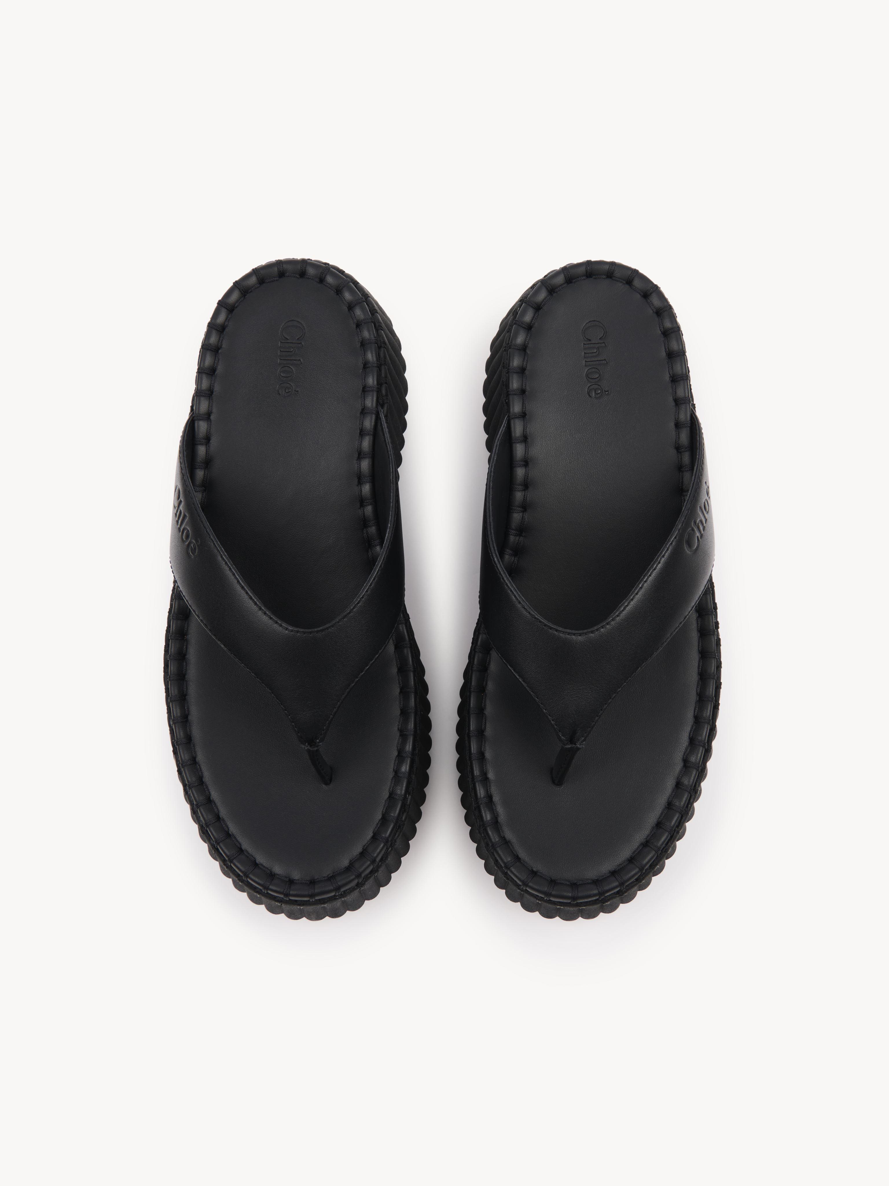Saint Laurent ロゴ ウェッジ サンダル ブラック【人気商品】★ SAINT LAURENT - SAINT LAUREN サンローラン サンダル ウェッジ