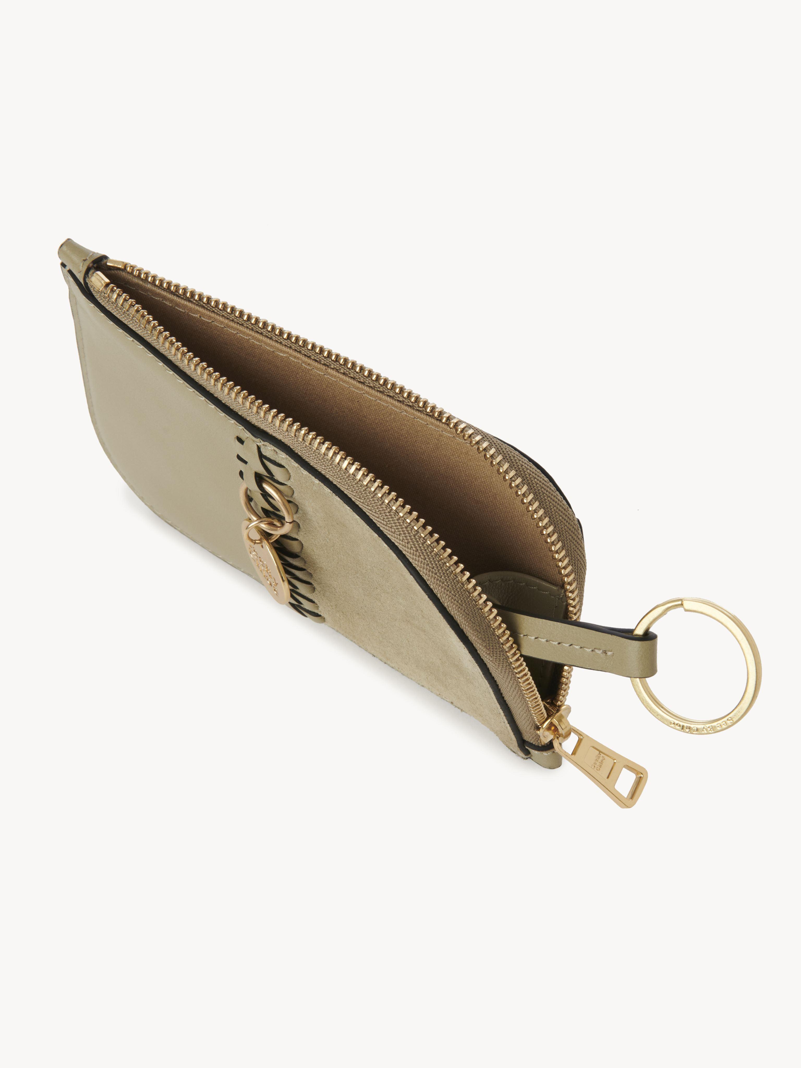 See By Chloé Tilda Zippered Coin Purse in Natural | Lyst