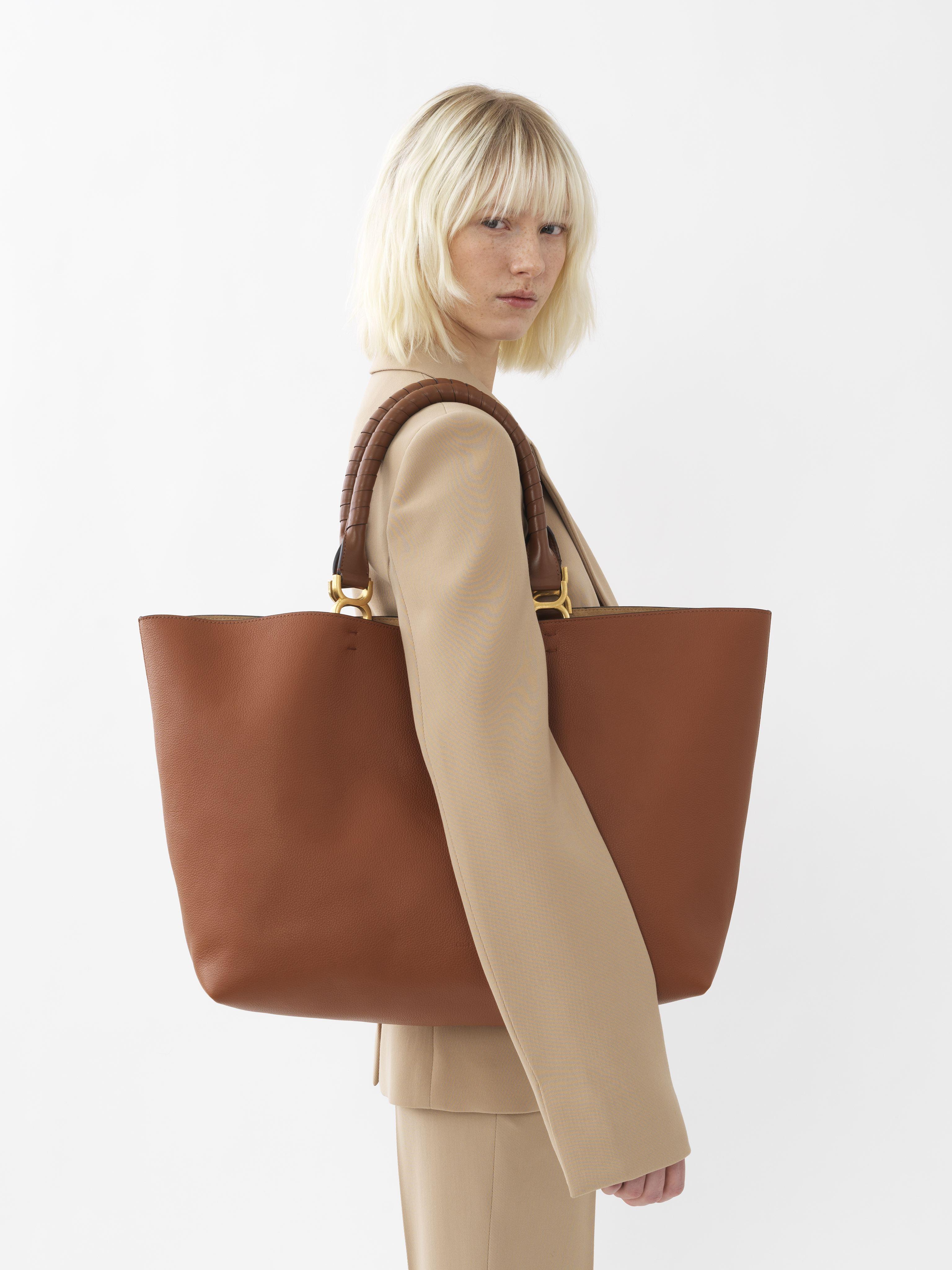 Chloe Marcie Tote Bag in Brown Lyst
