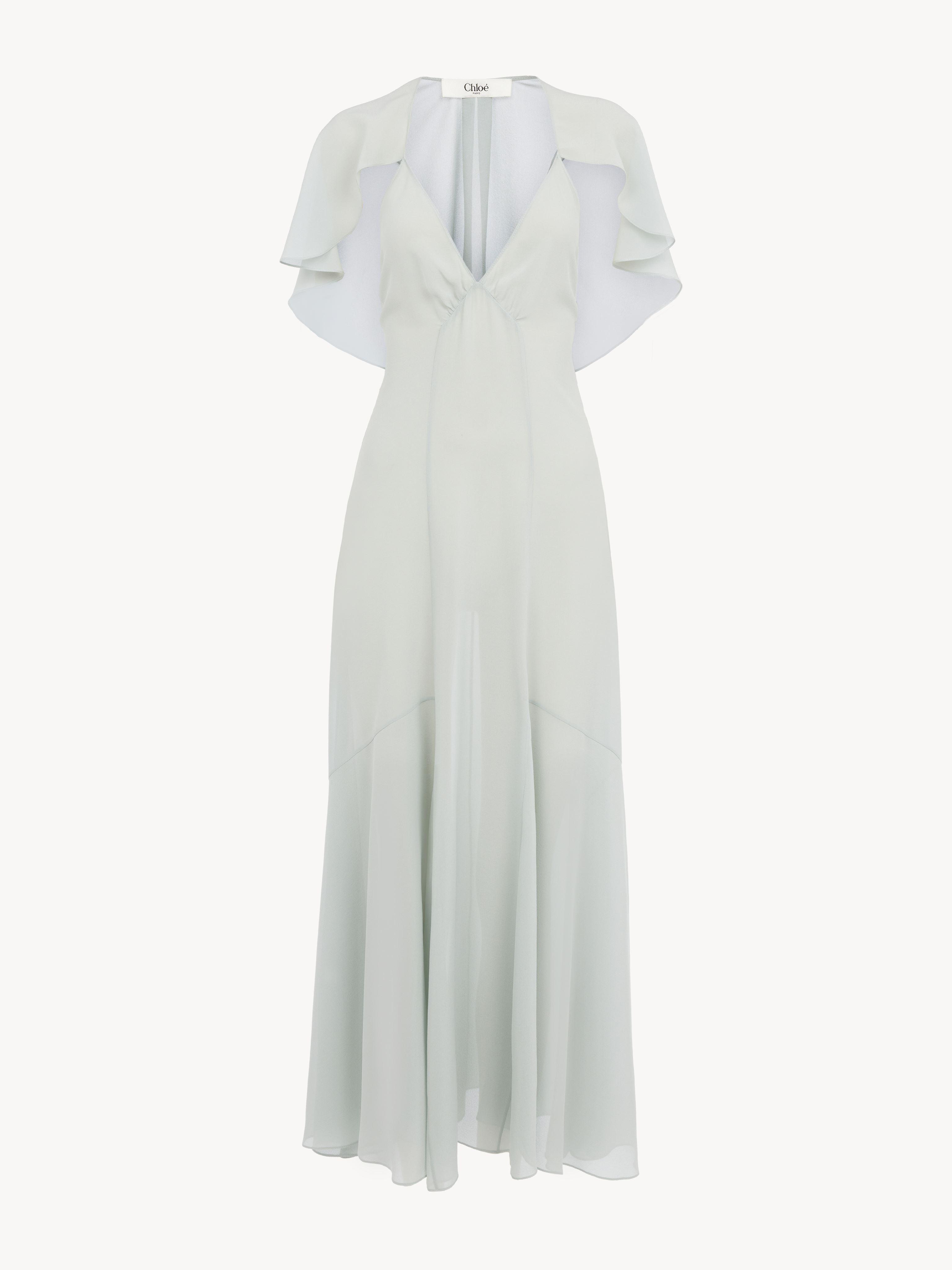 green emerald velvet dress Women's Chloe Dress Flower Fields, Xs at Noralee main image 1