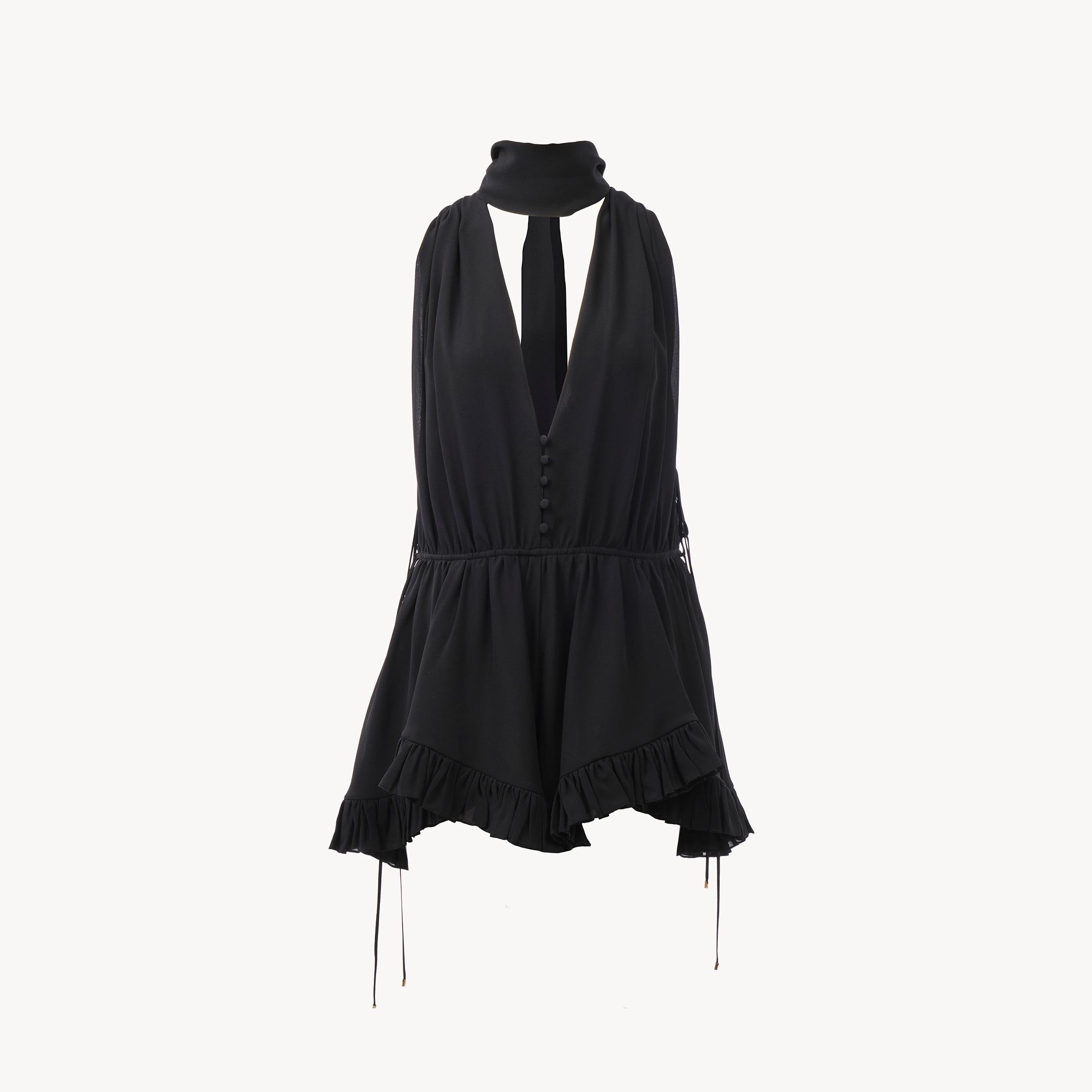 Ameri CHLOE V NECK ROMPERS VINTAGE CHLOE V NECK ROMPERS アメリ 