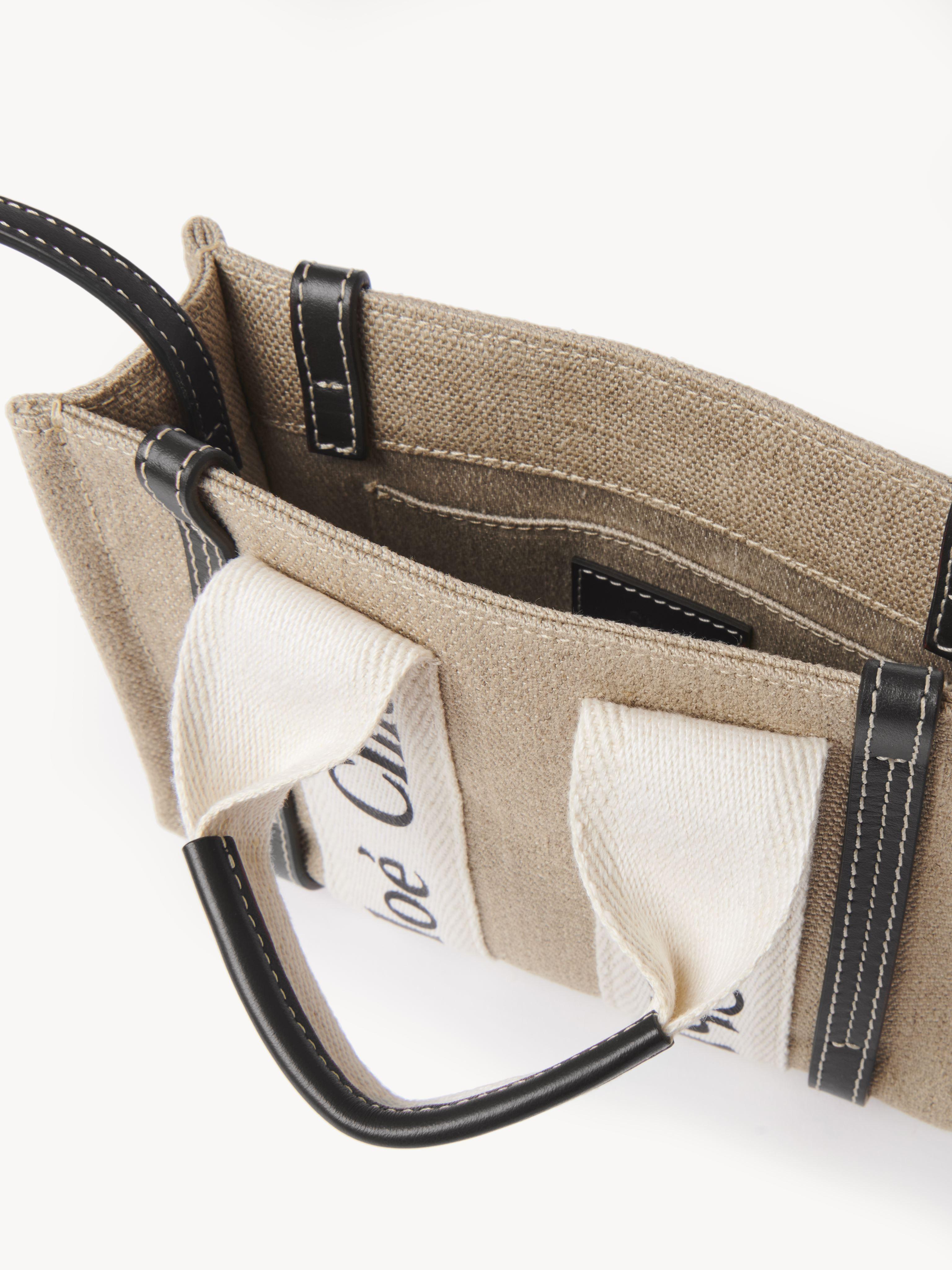 トートバッグ CHLOE Multicolor Linen Medium Woody Shopping Bag Chloé Medium Woody Linen Tote Shoulder Bag | Saks Fifth Avenue