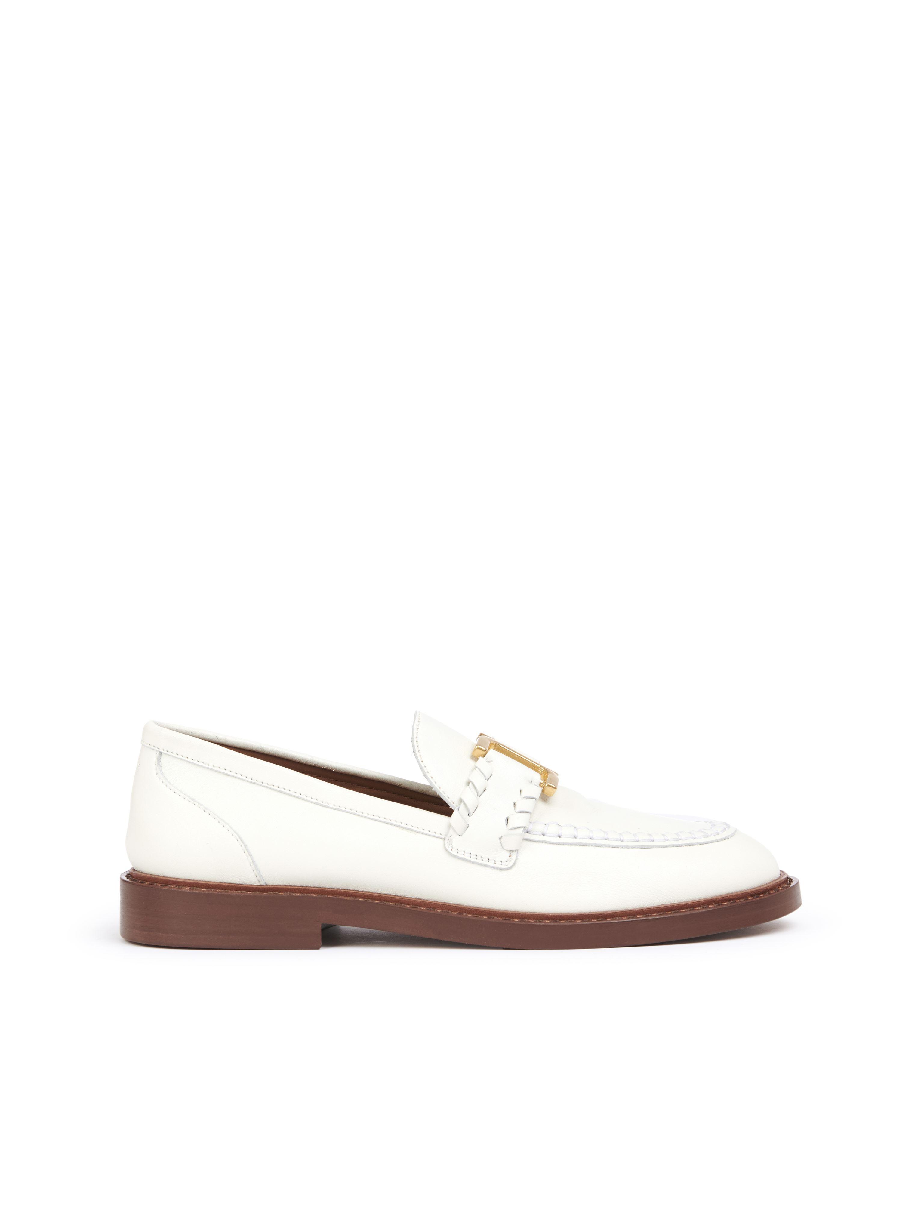 Chloé Marcie Loafer in White | Lyst