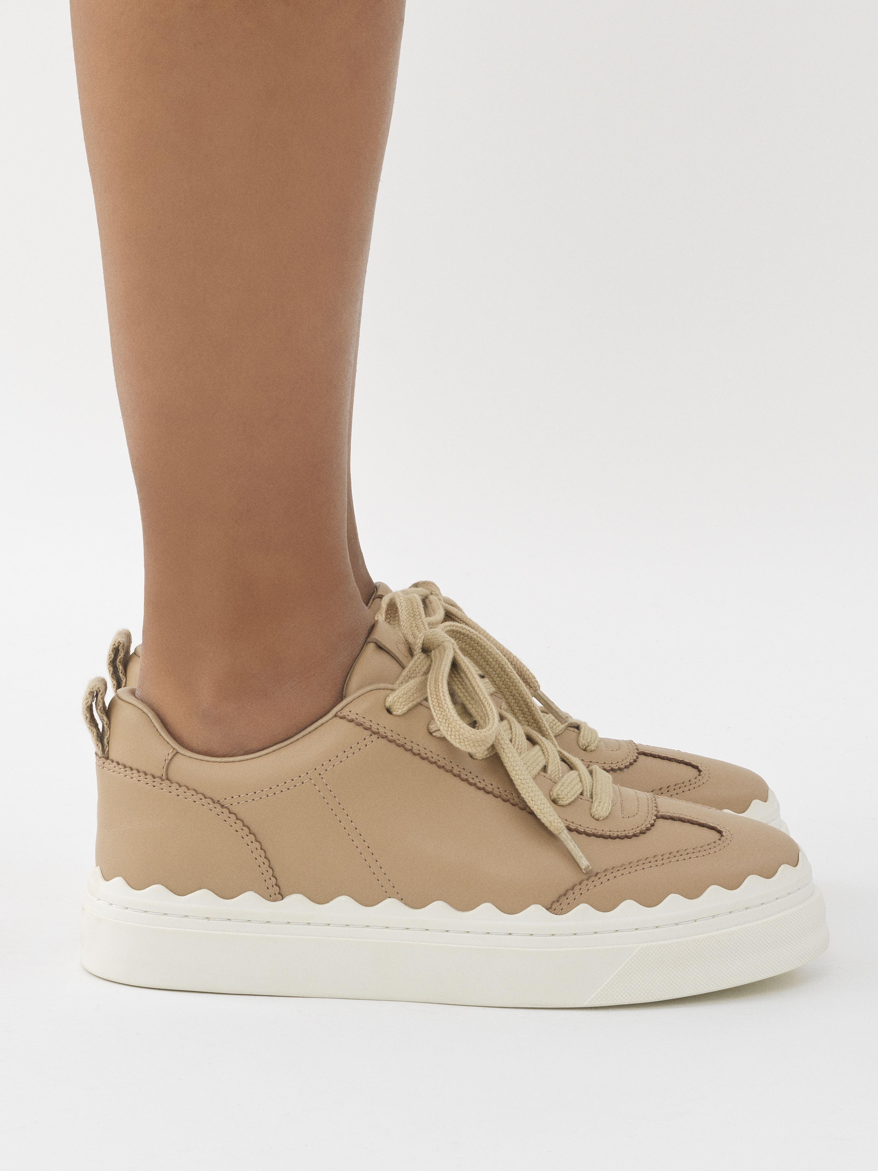 Chloé Lauren Sneaker in Natural | Lyst