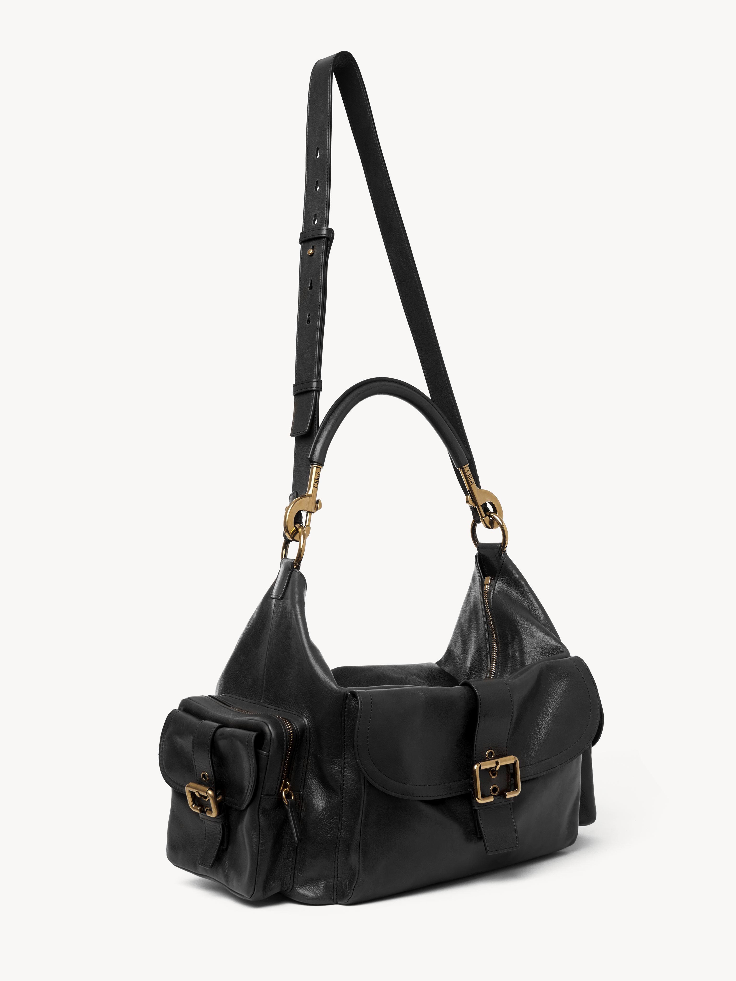 ショルダーバッグ・ポシェット Chloe Shiny Leather Camera Bag Chloé Small Camera Bag in Shiny Leather in Sweet beige