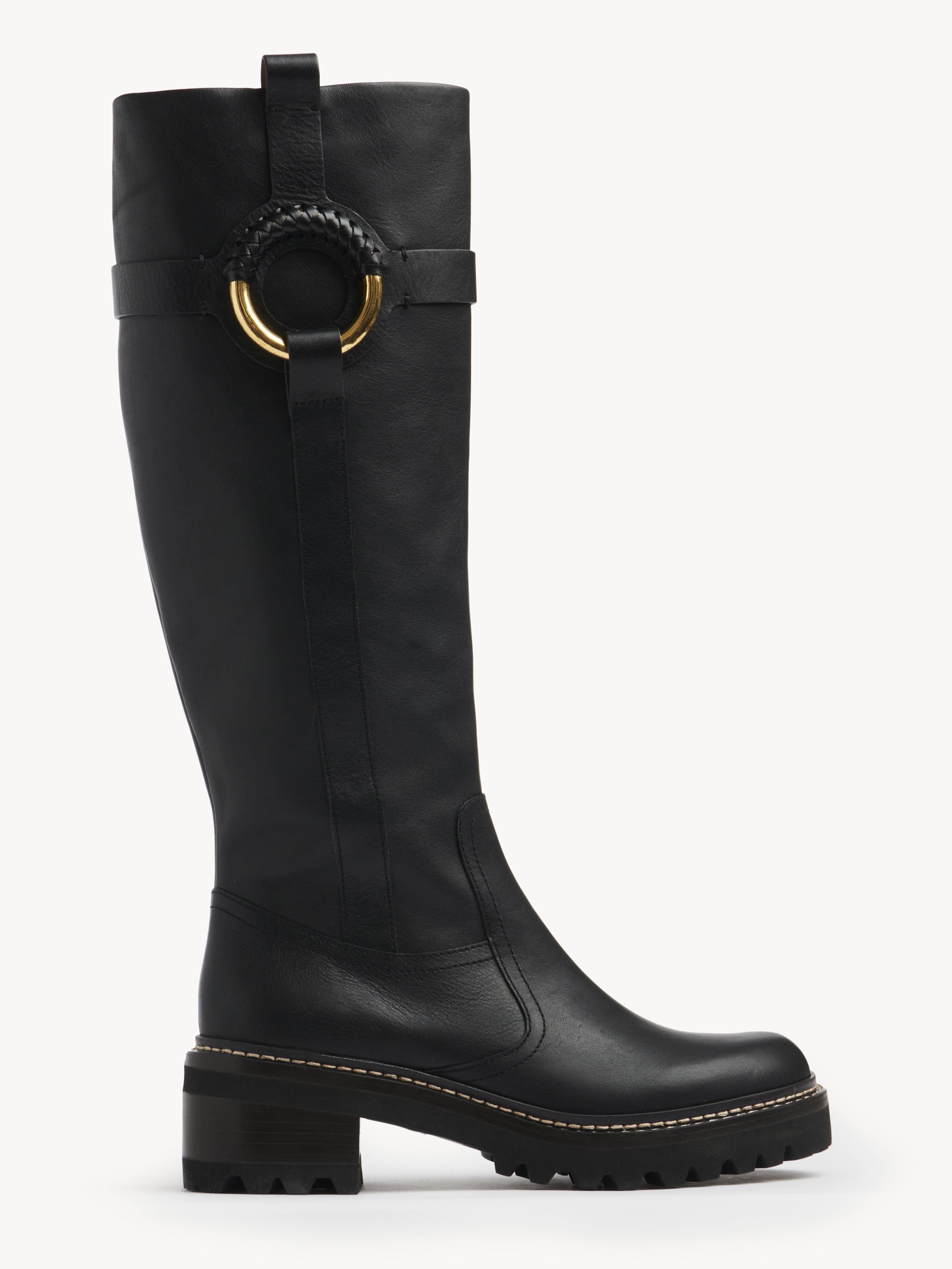 See By Chloé Hana Tall Boot in Black | Lyst