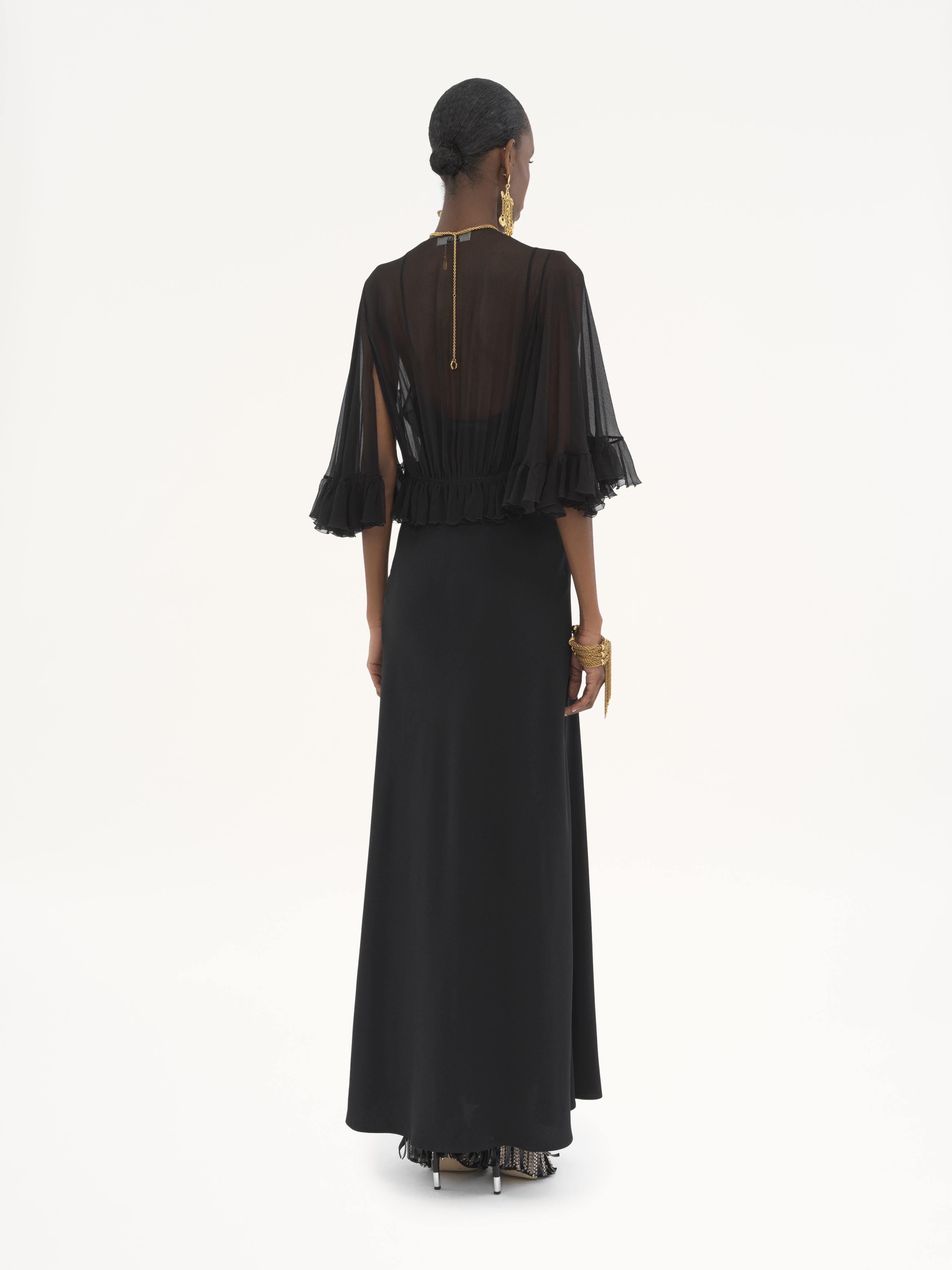 クロエ クレープVネックワンピース ブラック ブラック Chloé ワンピース レディース | Lyst