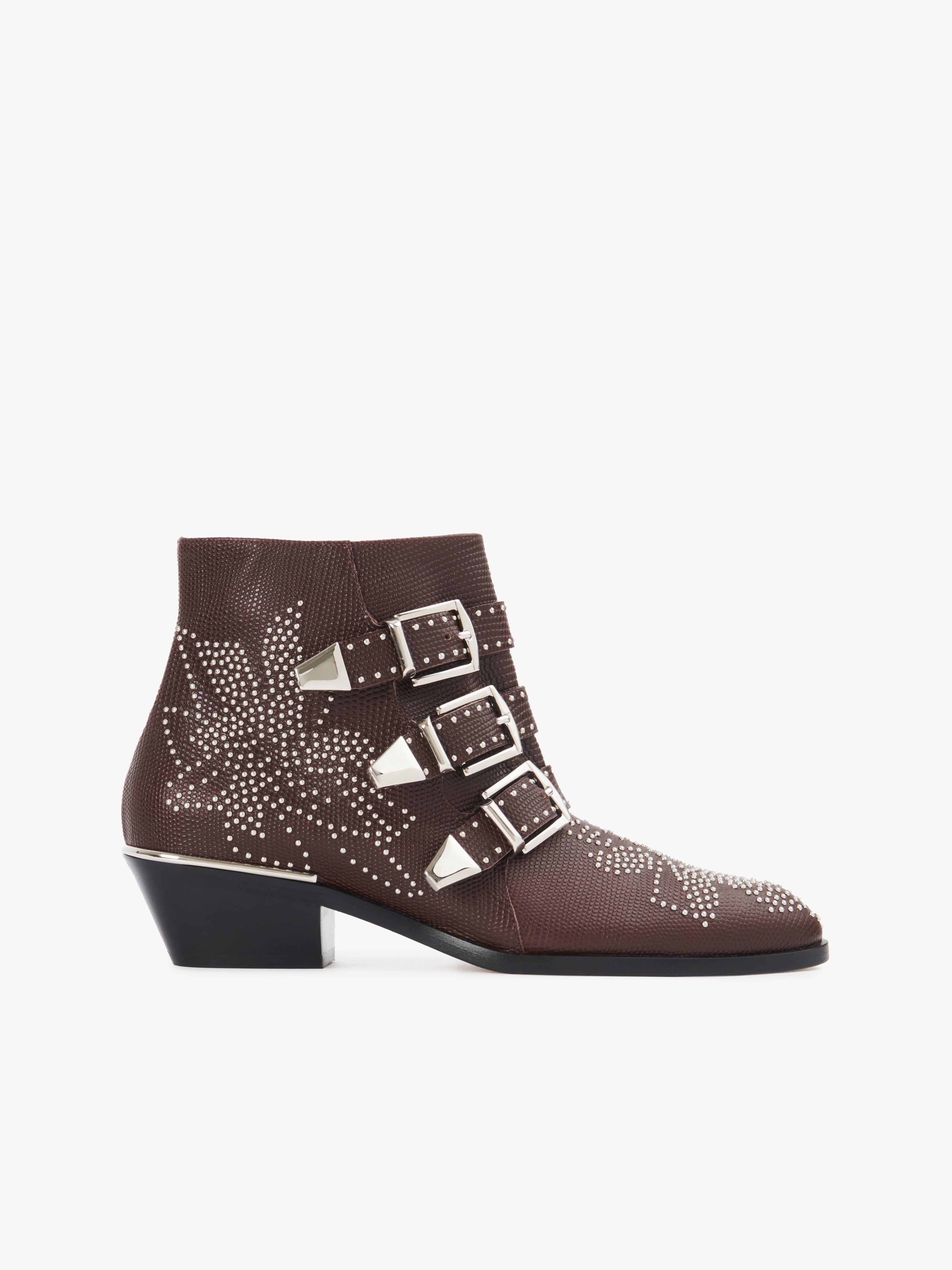 Chloé Susanna Short Boot in Brown Lyst UK