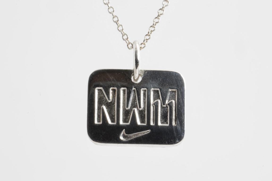 Chorost & Co. Tiffany & Co. 18" 925 Silver Nike Women's Marathon I Run To  Be Necklace (4.4g) in Metallic | Lyst
