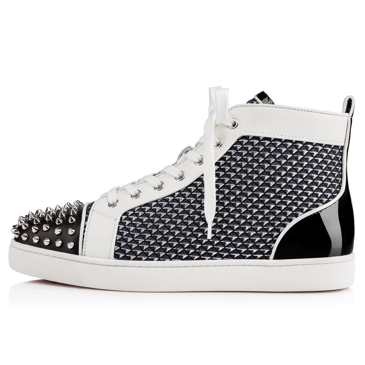 Christian Louboutin Lou Spikes Orlato Flat for Men - Lyst