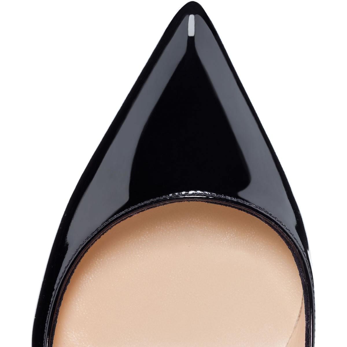 black patent pigalle