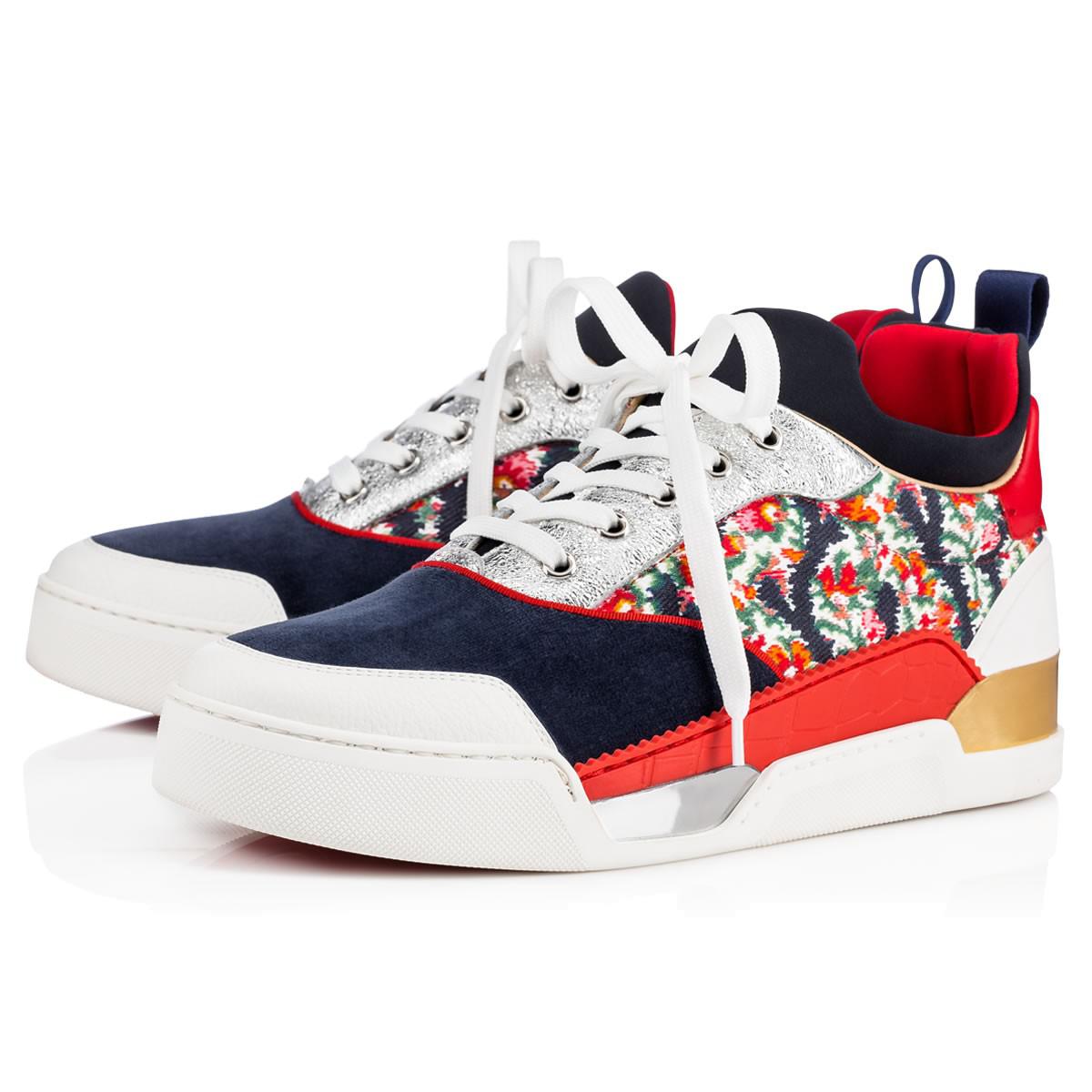 Christian Louboutin Cotton Aurelien Flat for Men Lyst