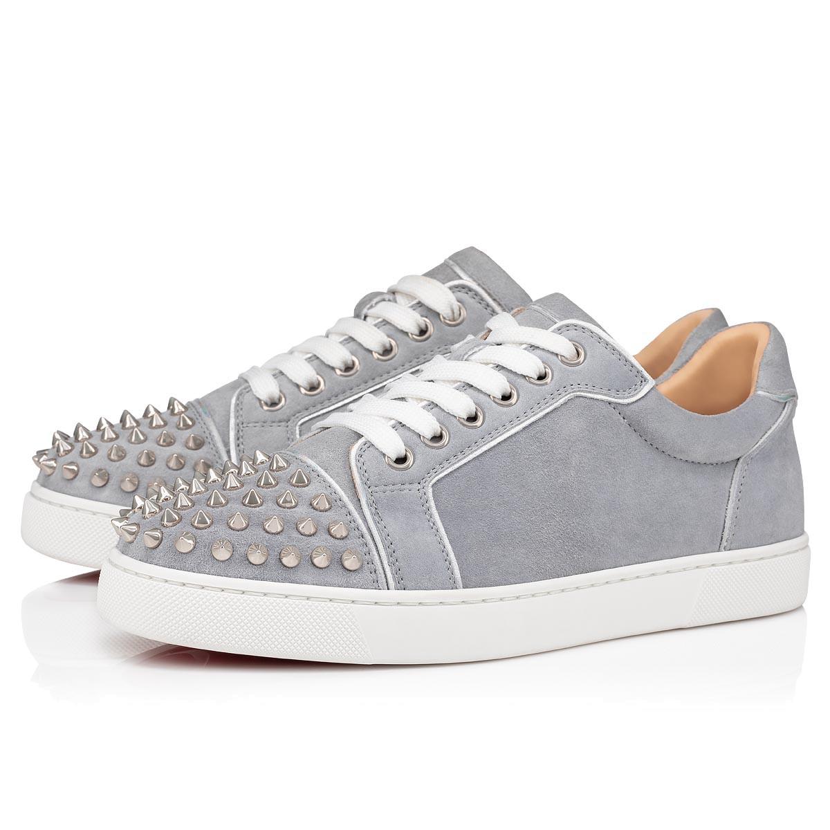 Christian Louboutin Vieira Spikes Flat - Lyst