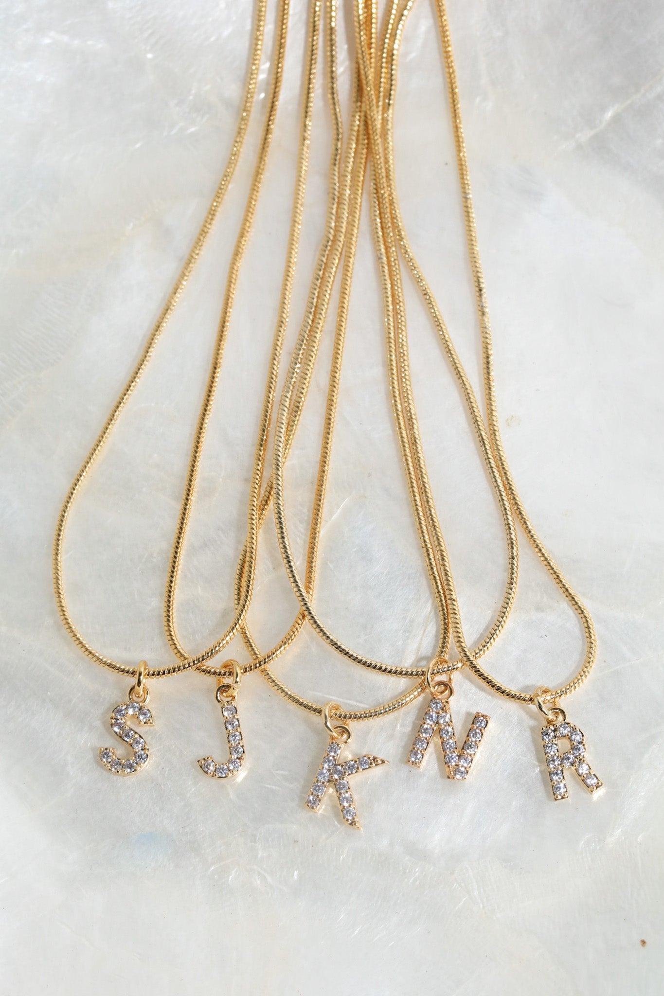 Chvker Jewelry Custom Diamond Initial Necklace | Lyst