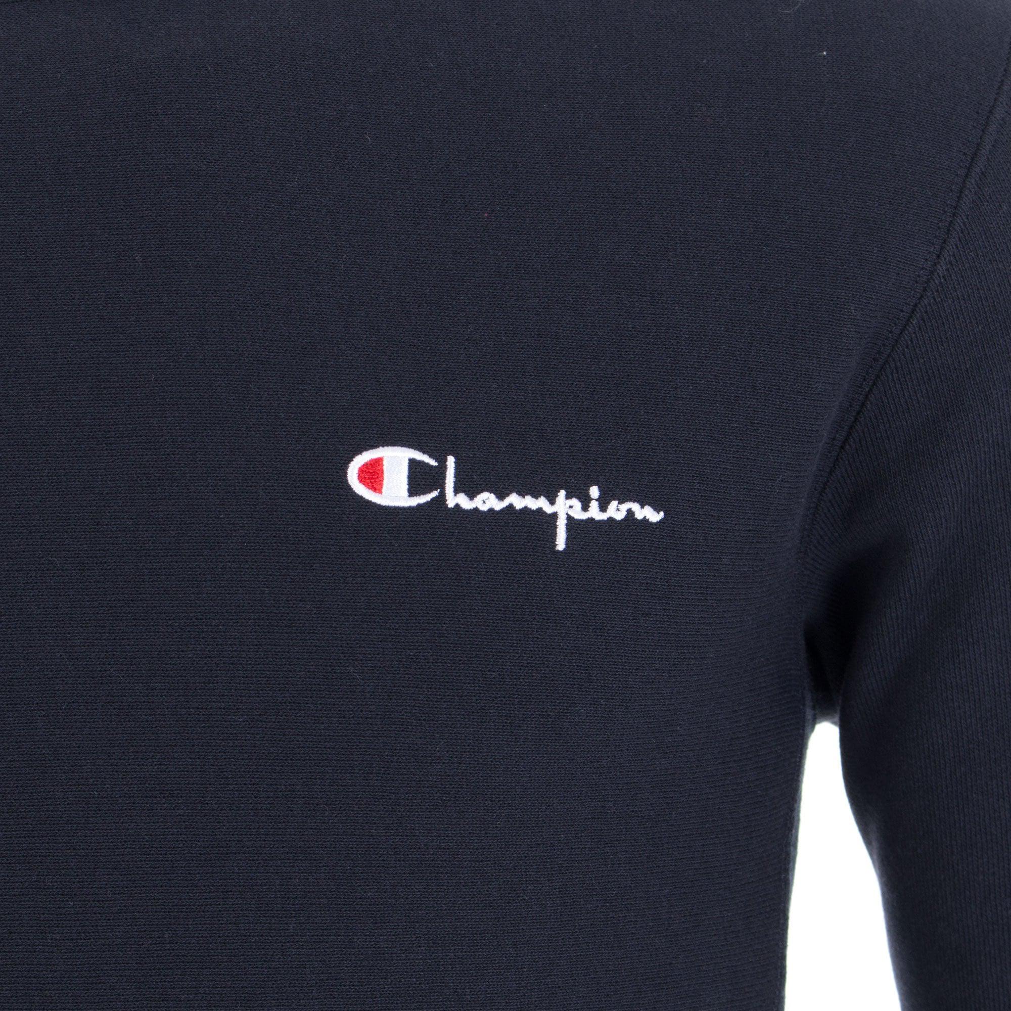 script logo back reverse weave sweatshirt