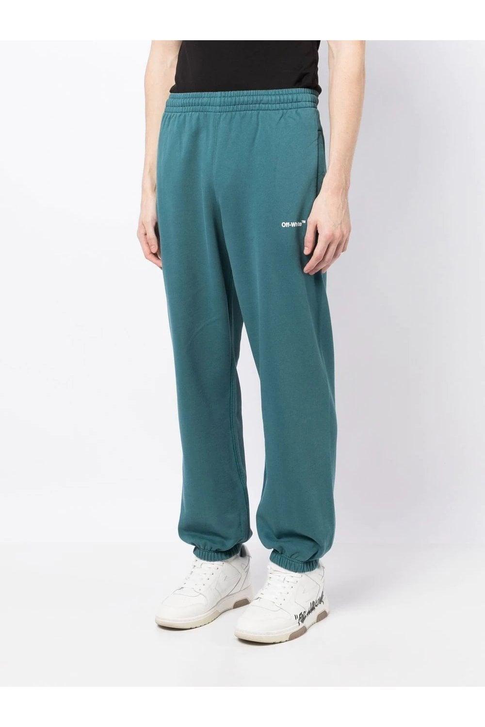 Off-White c/o Virgil Abloh Chain Arrow Slim Sweatpants in Blue for