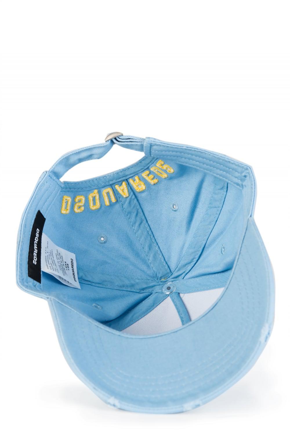 dsquared icon cap blue