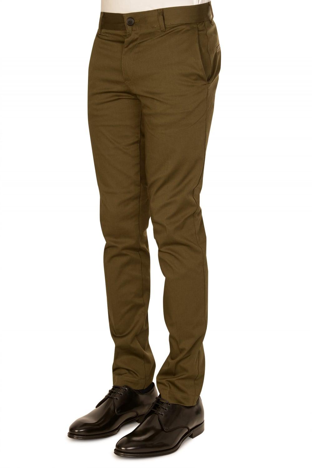 Givenchy Cotton Tapered Trousers Khaki in Natural for Men - Lyst