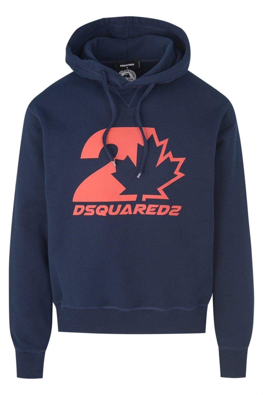 Dsquared maple leaf outlet sweatshirt