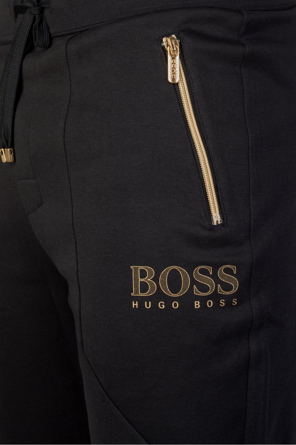 hugo boss black and gold tracksuit bottoms