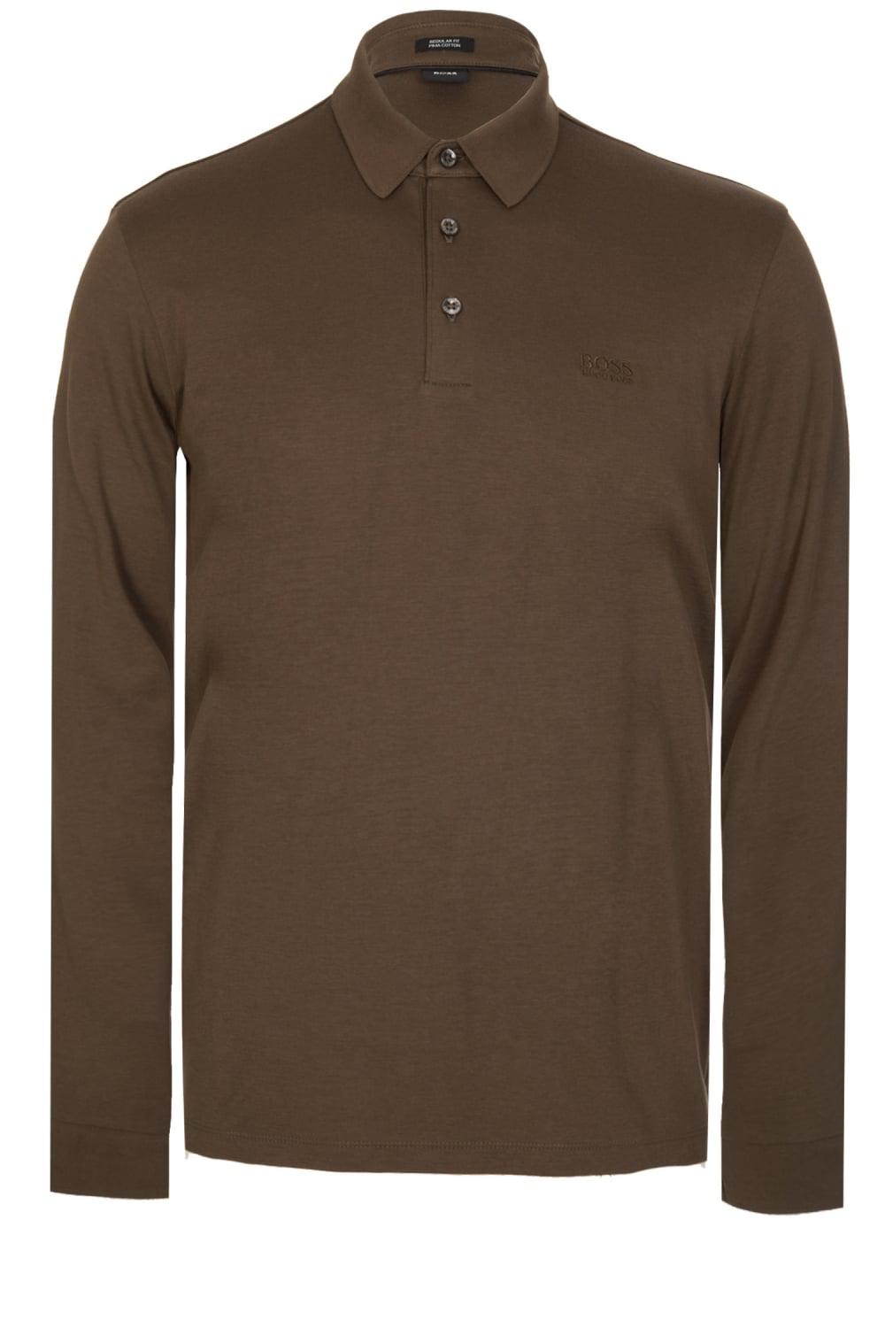 hugo boss long sleeve polo shirts sale