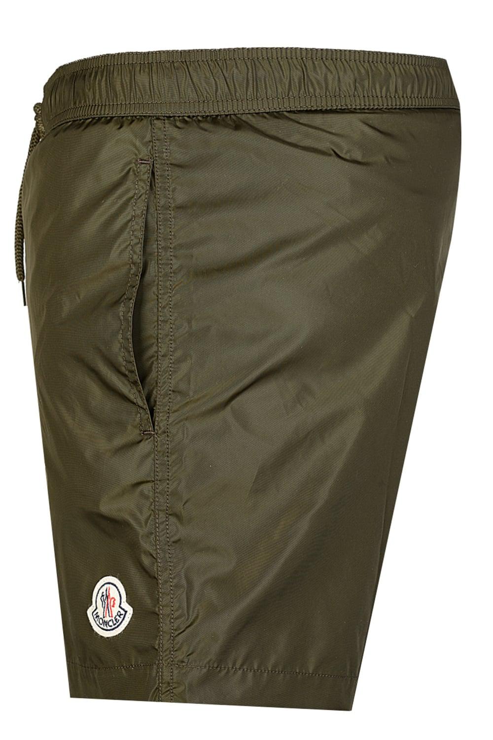 Moncler khaki swim shorts Clearance