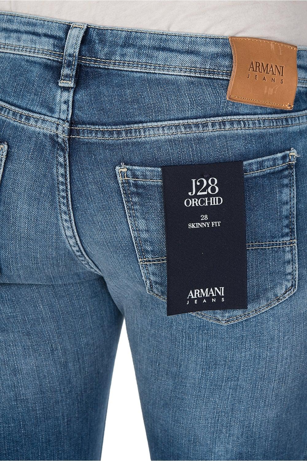 armani jeans j28 skinny fit