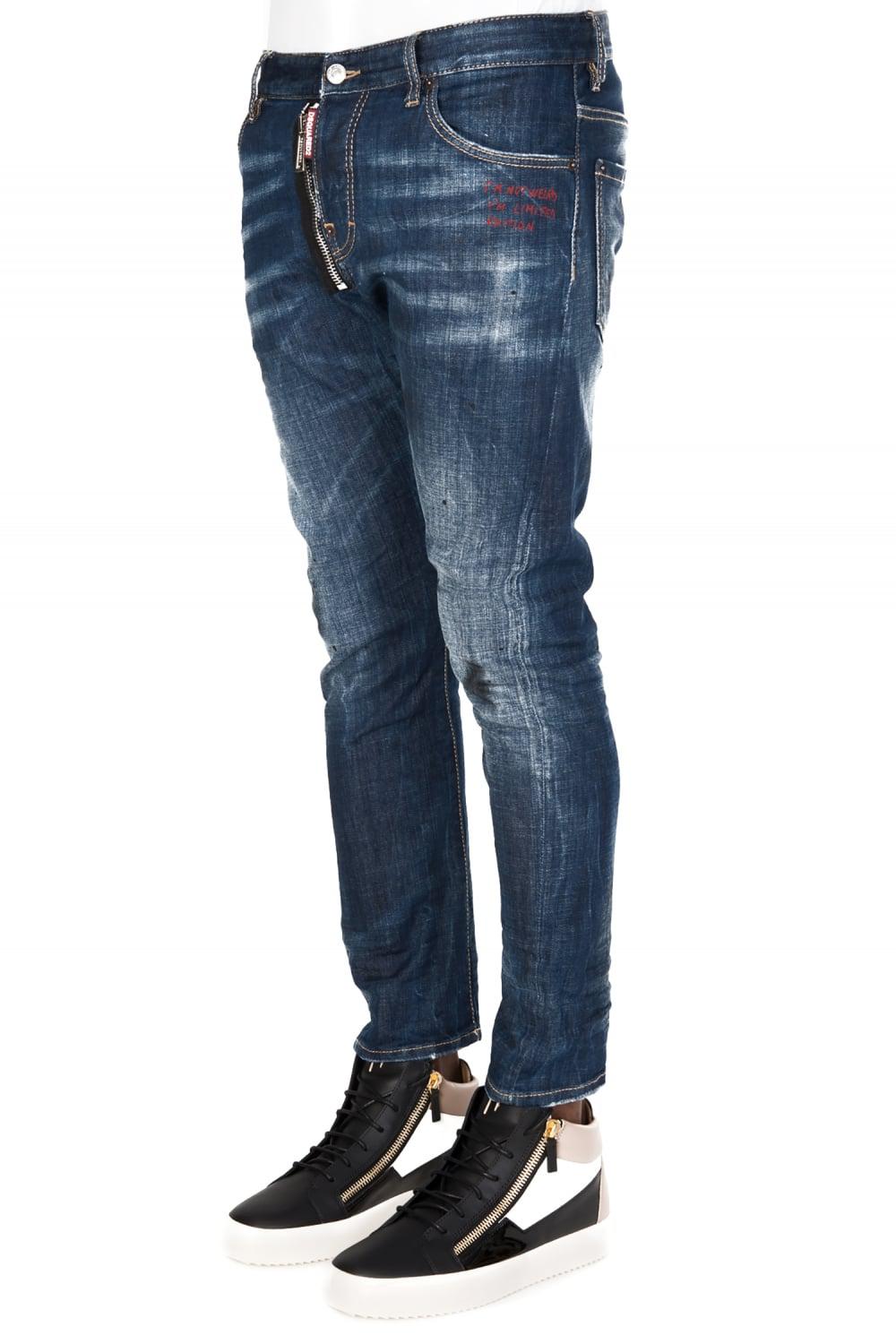 jeans dsquared homme zipper