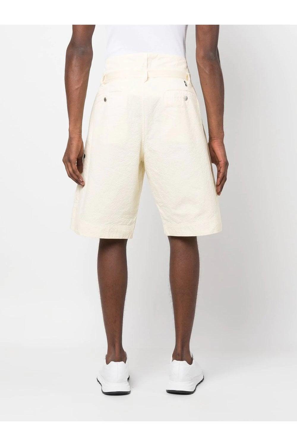 Stone island shorts white sale