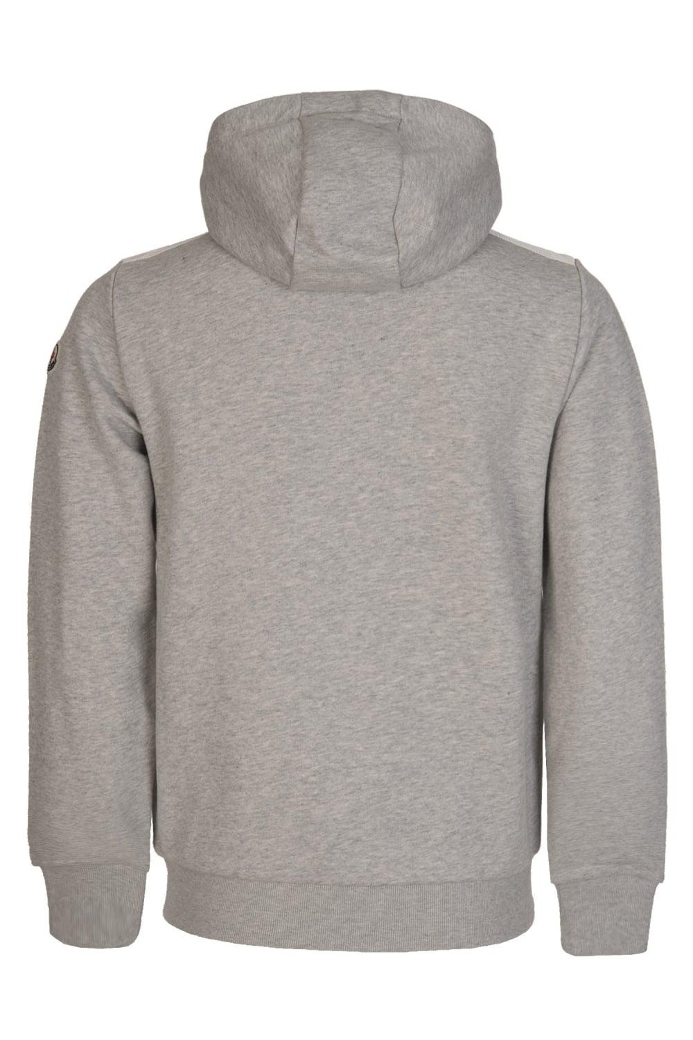 Moncler Cotton Women's Jersey Zip Hoodie Grey in Grey for Men Lyst