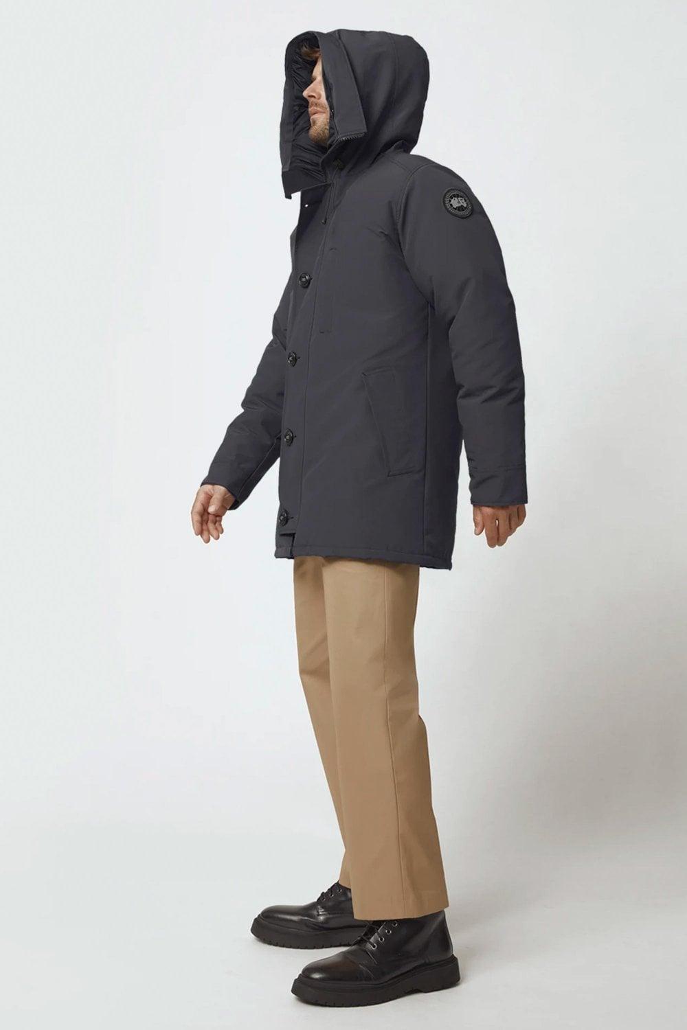 Chateau parka black label canada goose hot sale