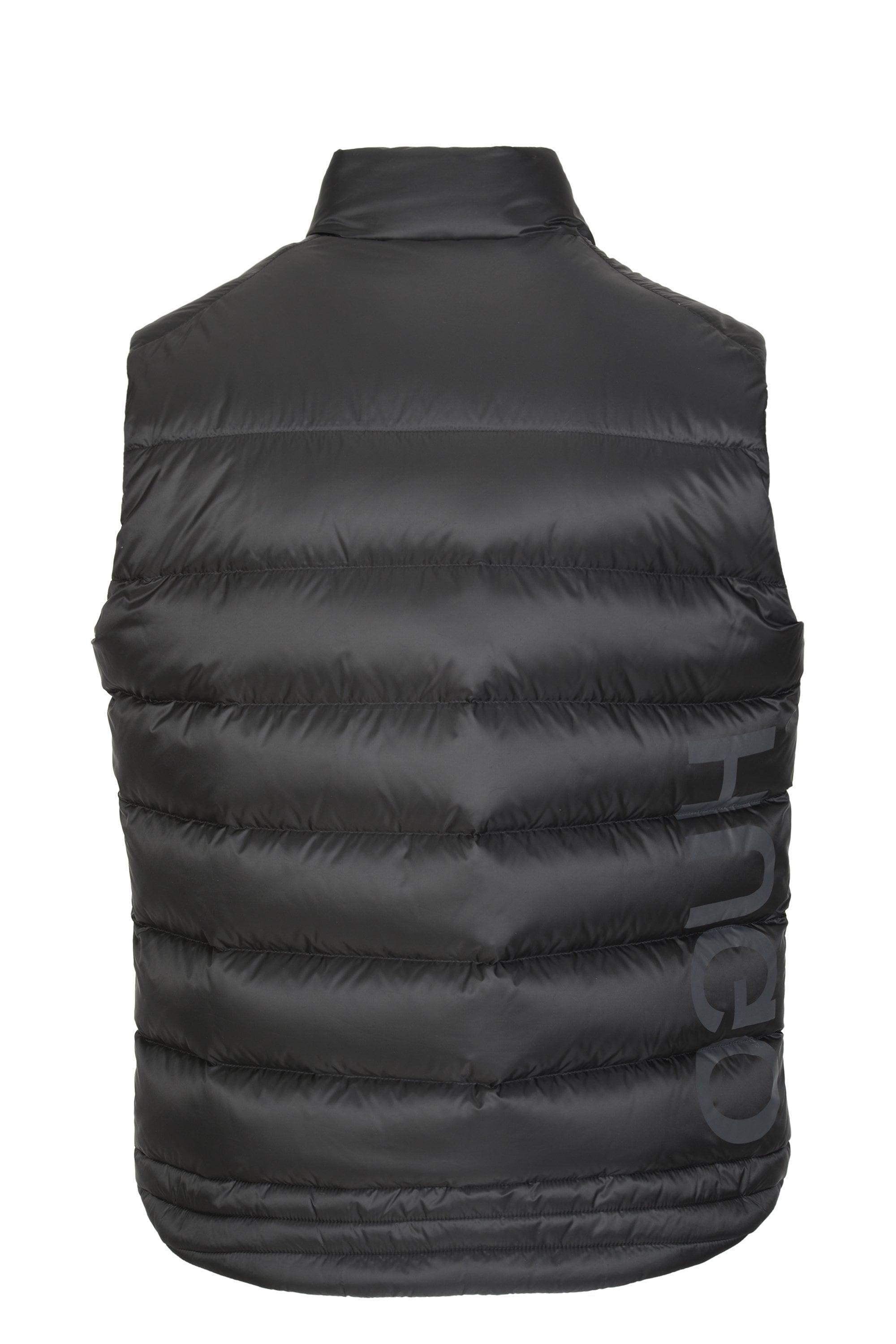 HUGO Boss Down Gilet in Black for Men Lyst
