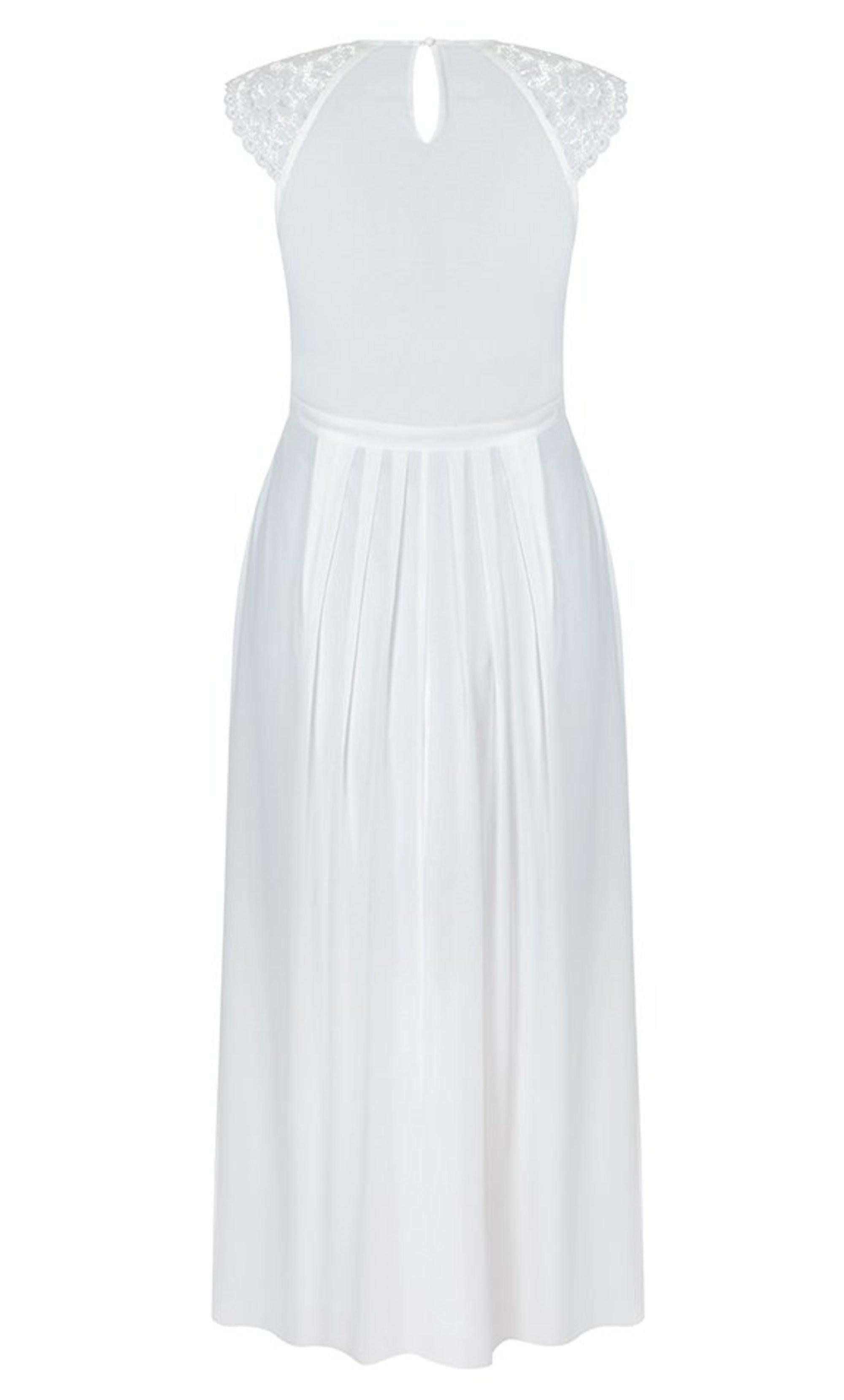 city chic paneled lace bodice gown