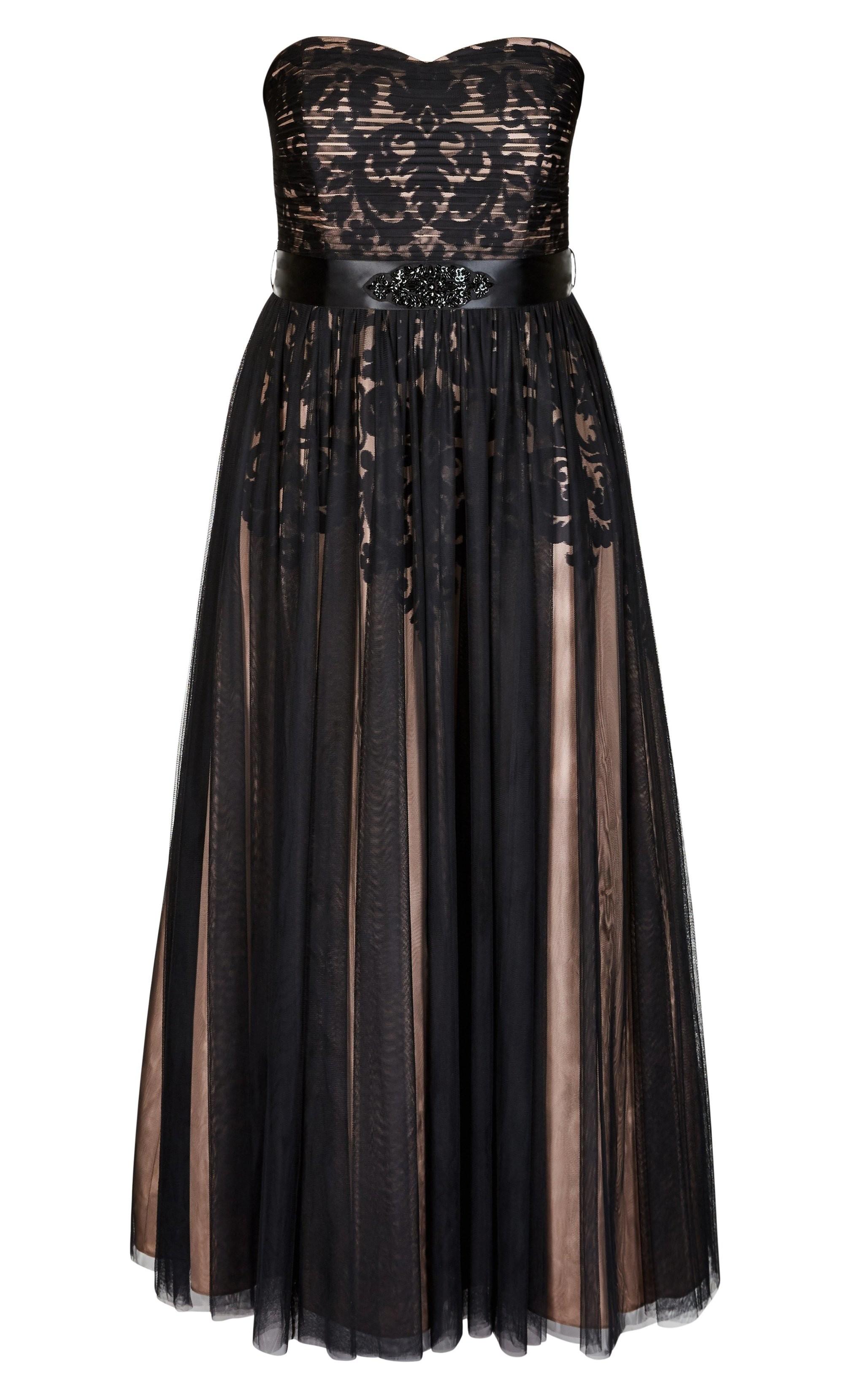 embroidered tulle maxi dress