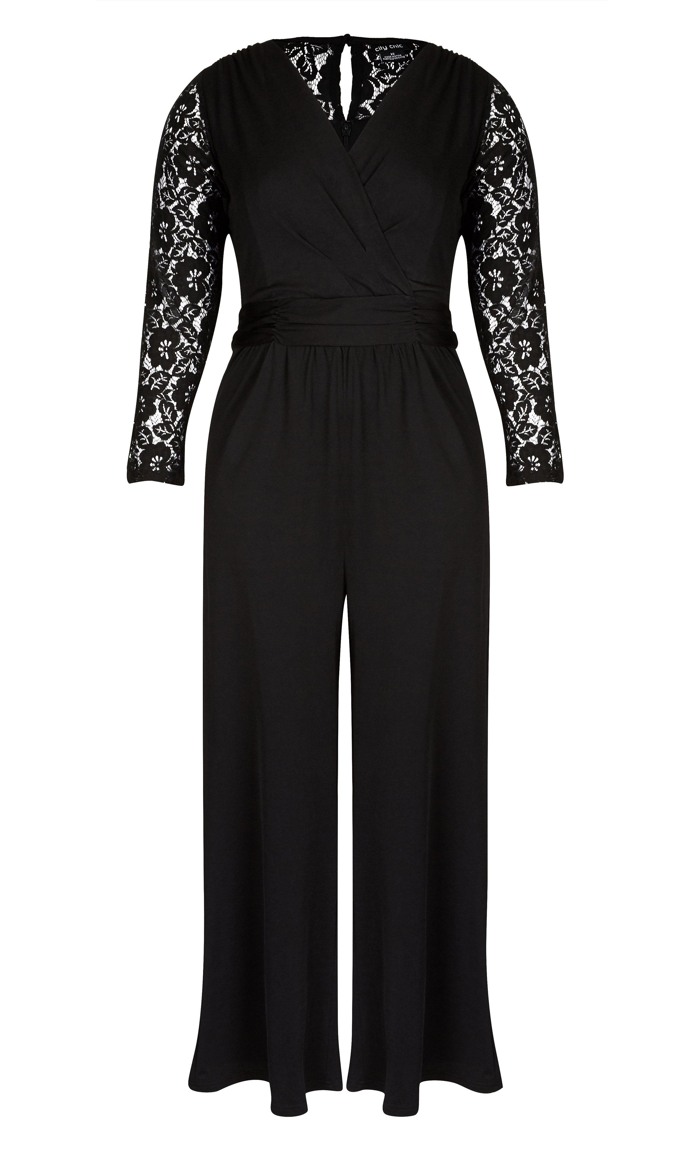city chic lace jumpsuit