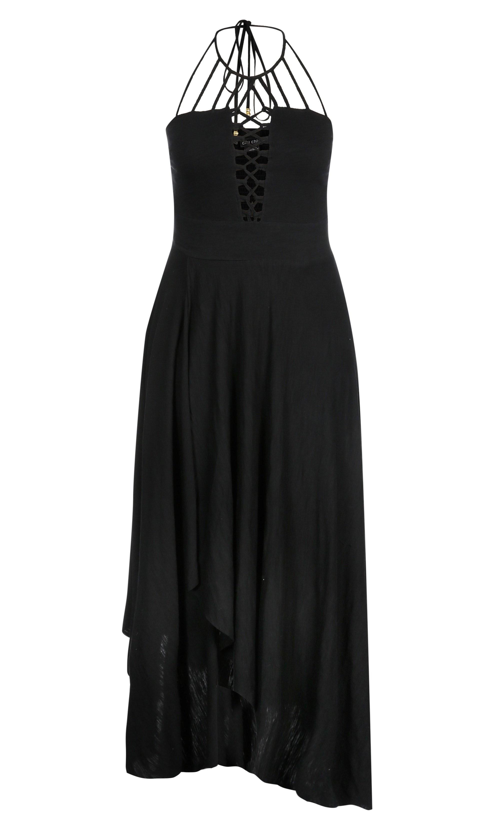 city chic plait detail maxi dress
