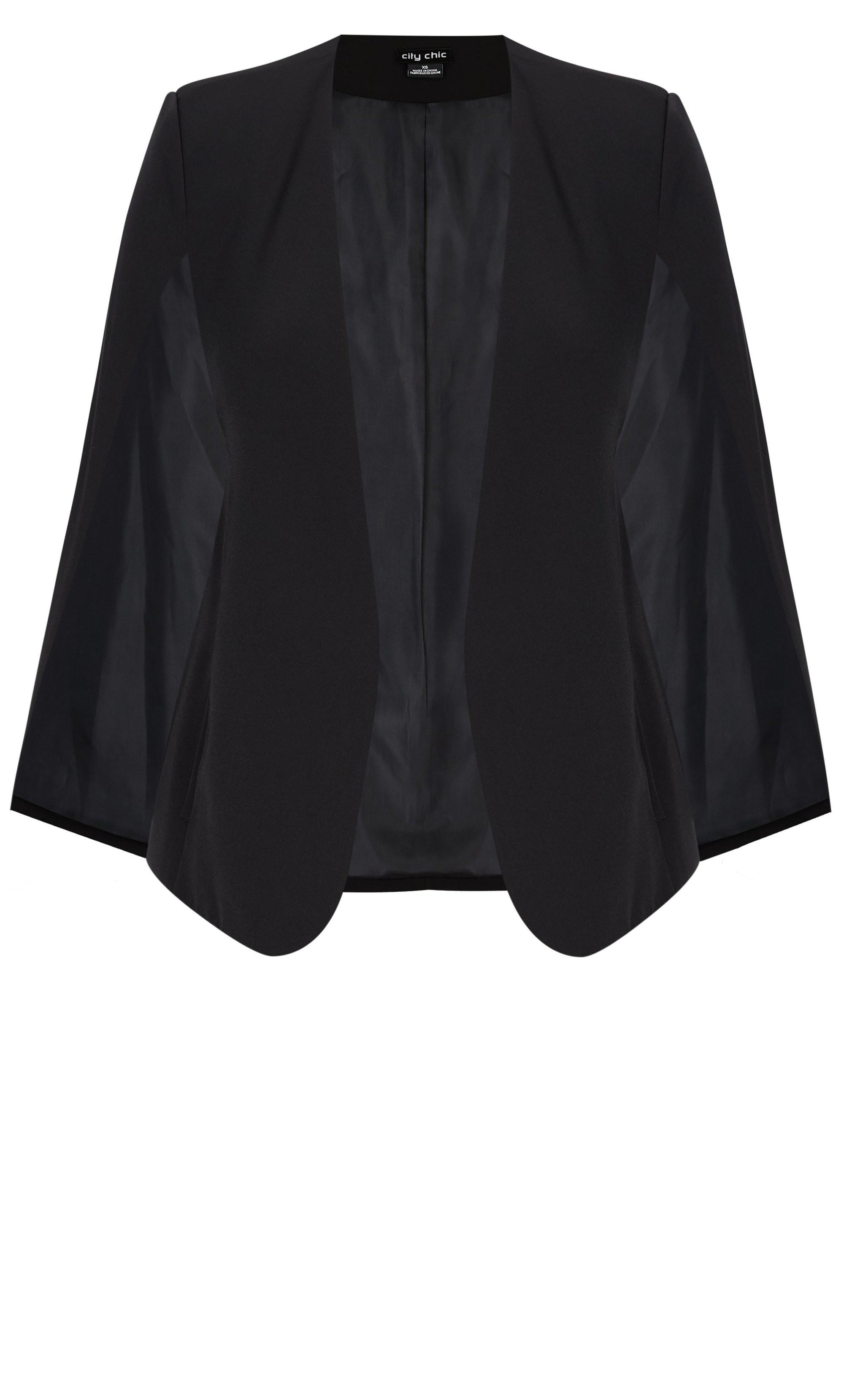 city chic cape jacket