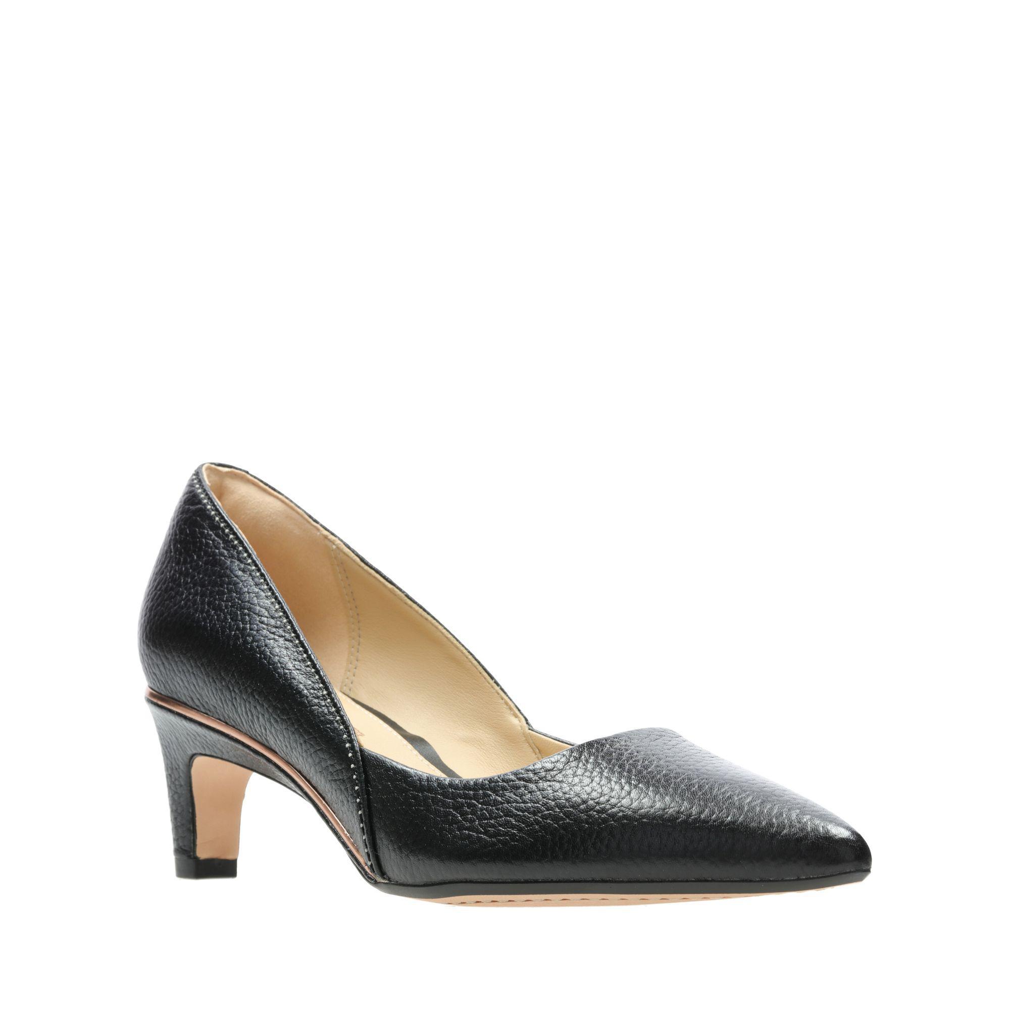 Clarks Leather Ellis Rose in Black Leather (Black) Lyst