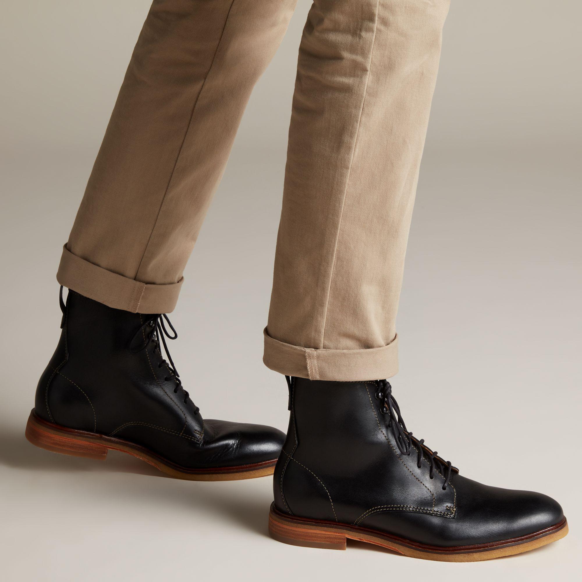 Clarks Leather Clarkdale Rich Ankle 