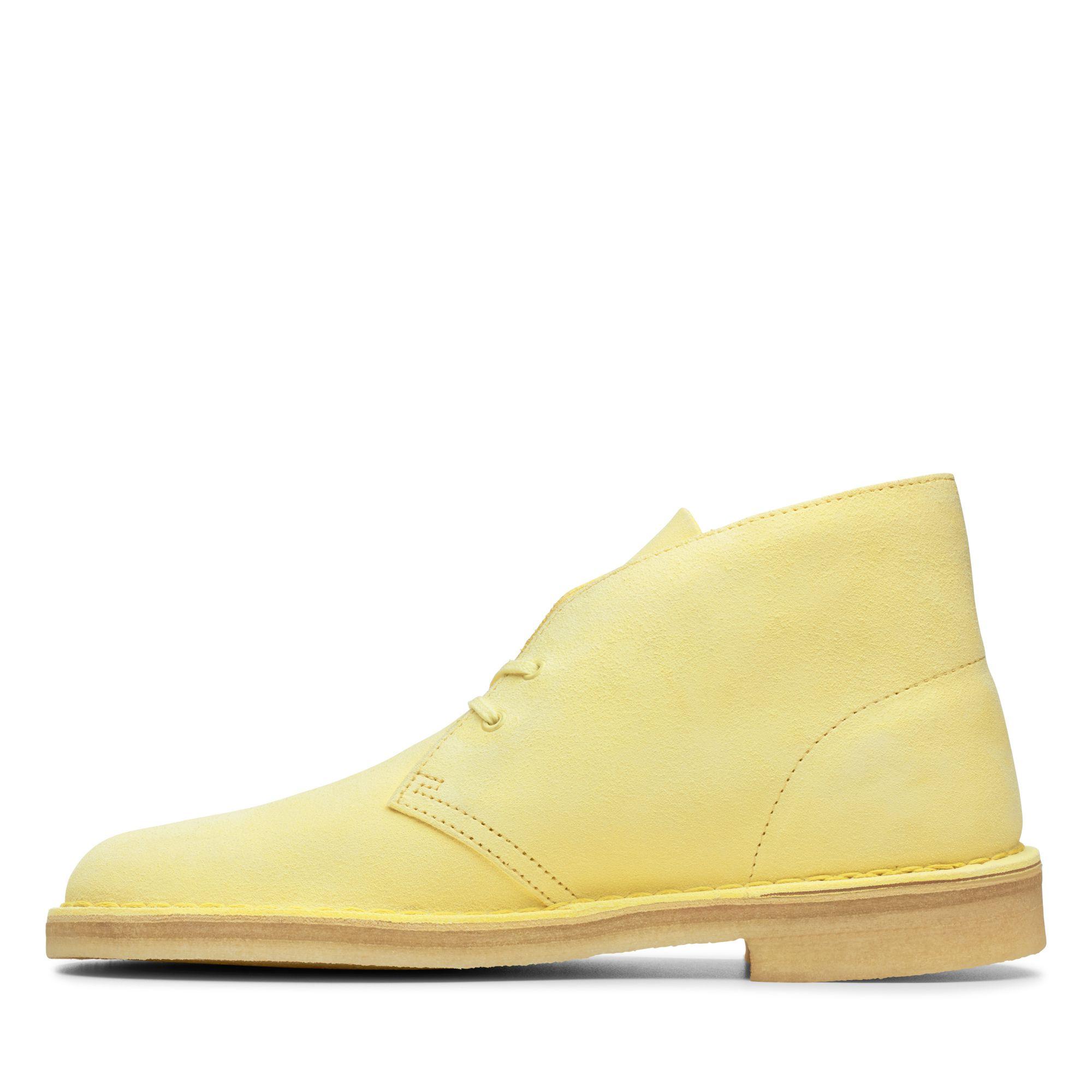 clarks mustard desert boots