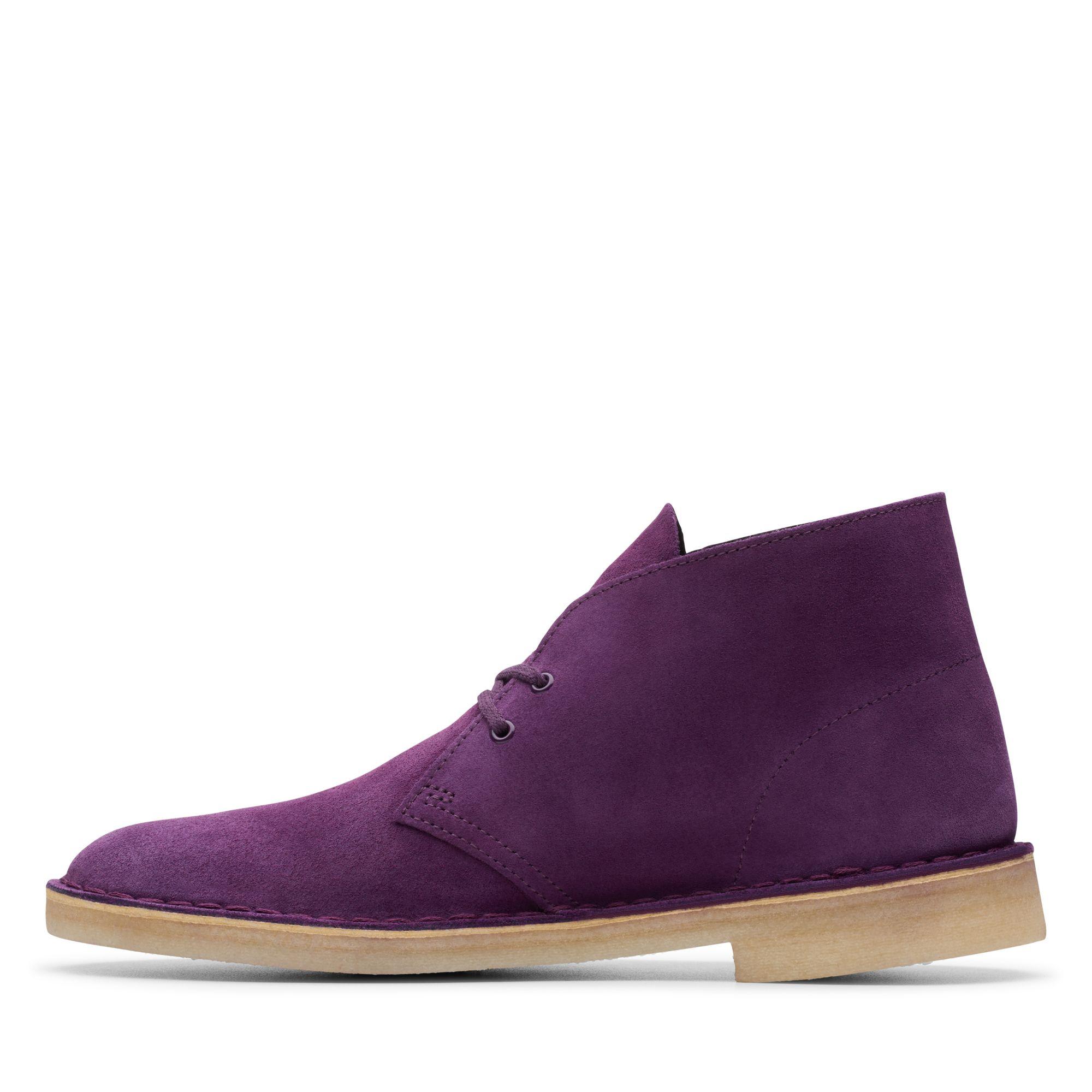 clarks purple boots