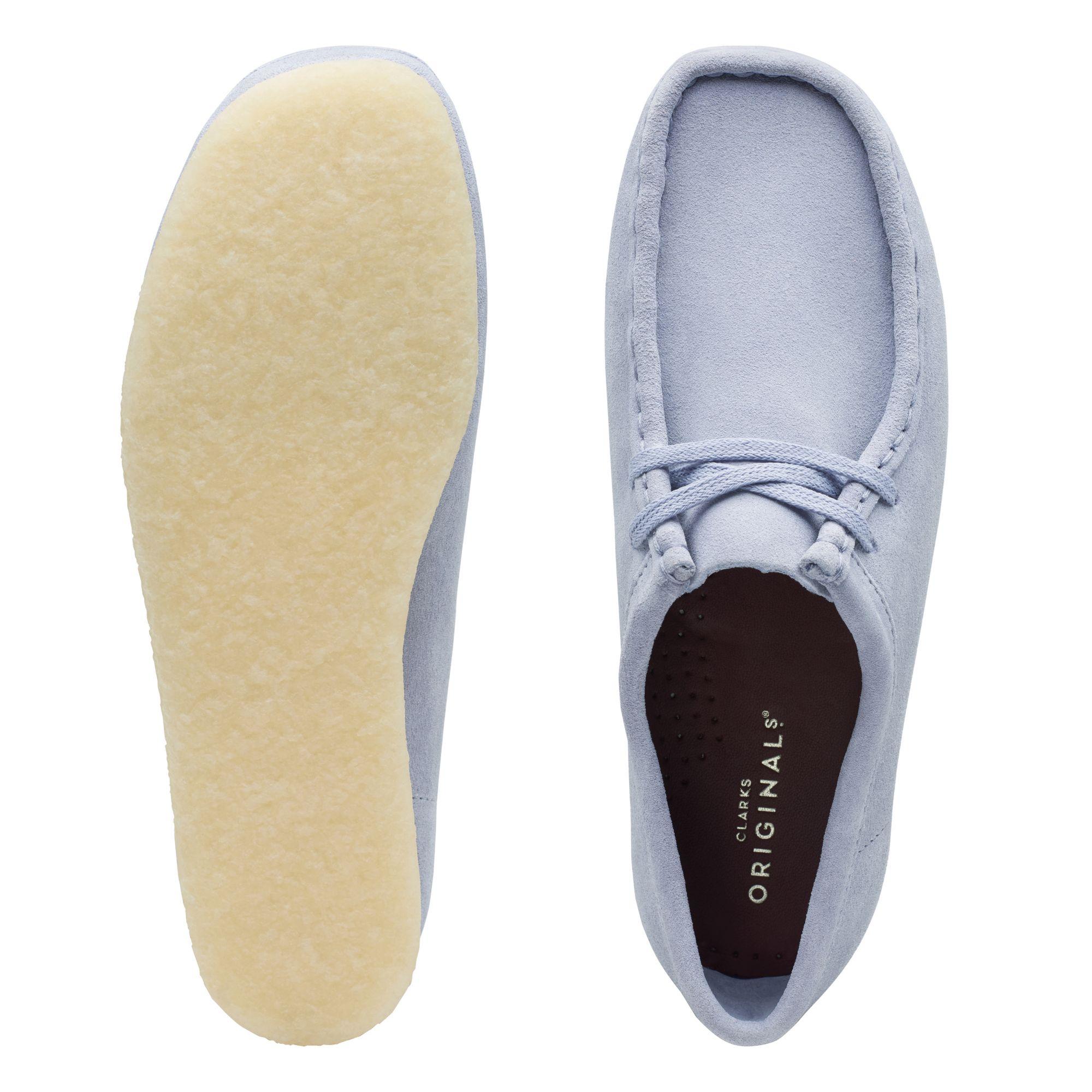 clarks wallabee cool blue