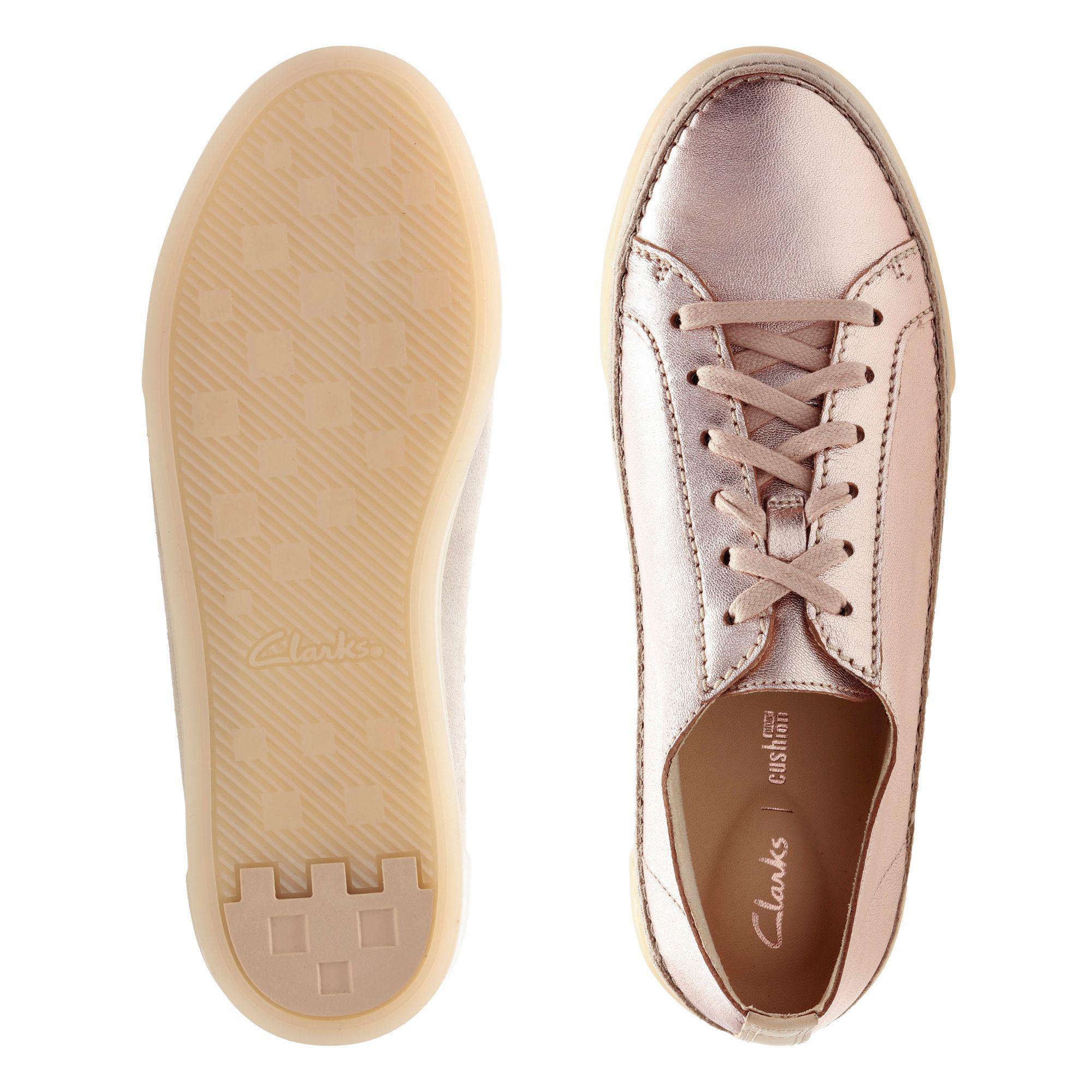 clarks hidi holly rose gold