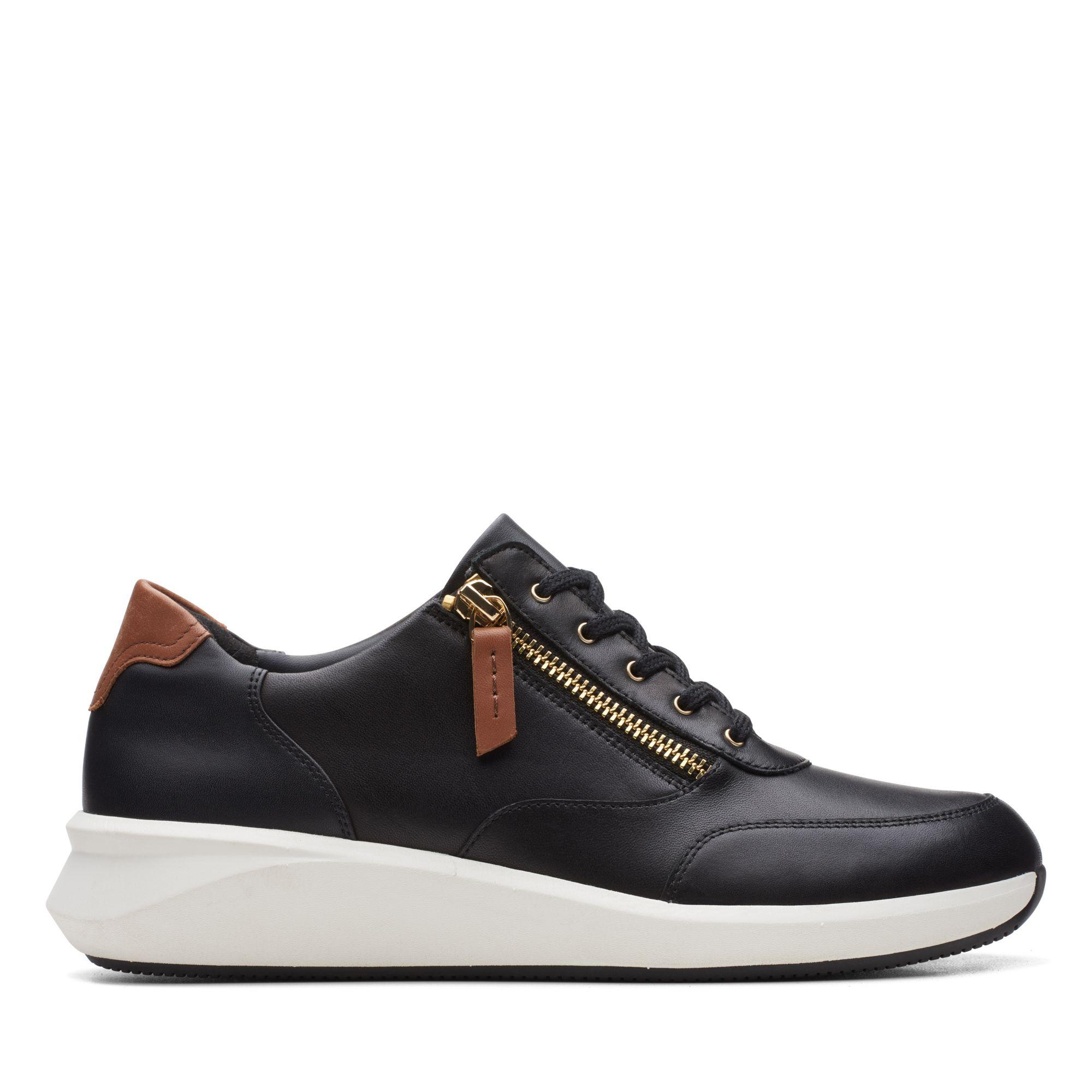 clarks un adorn zip navy