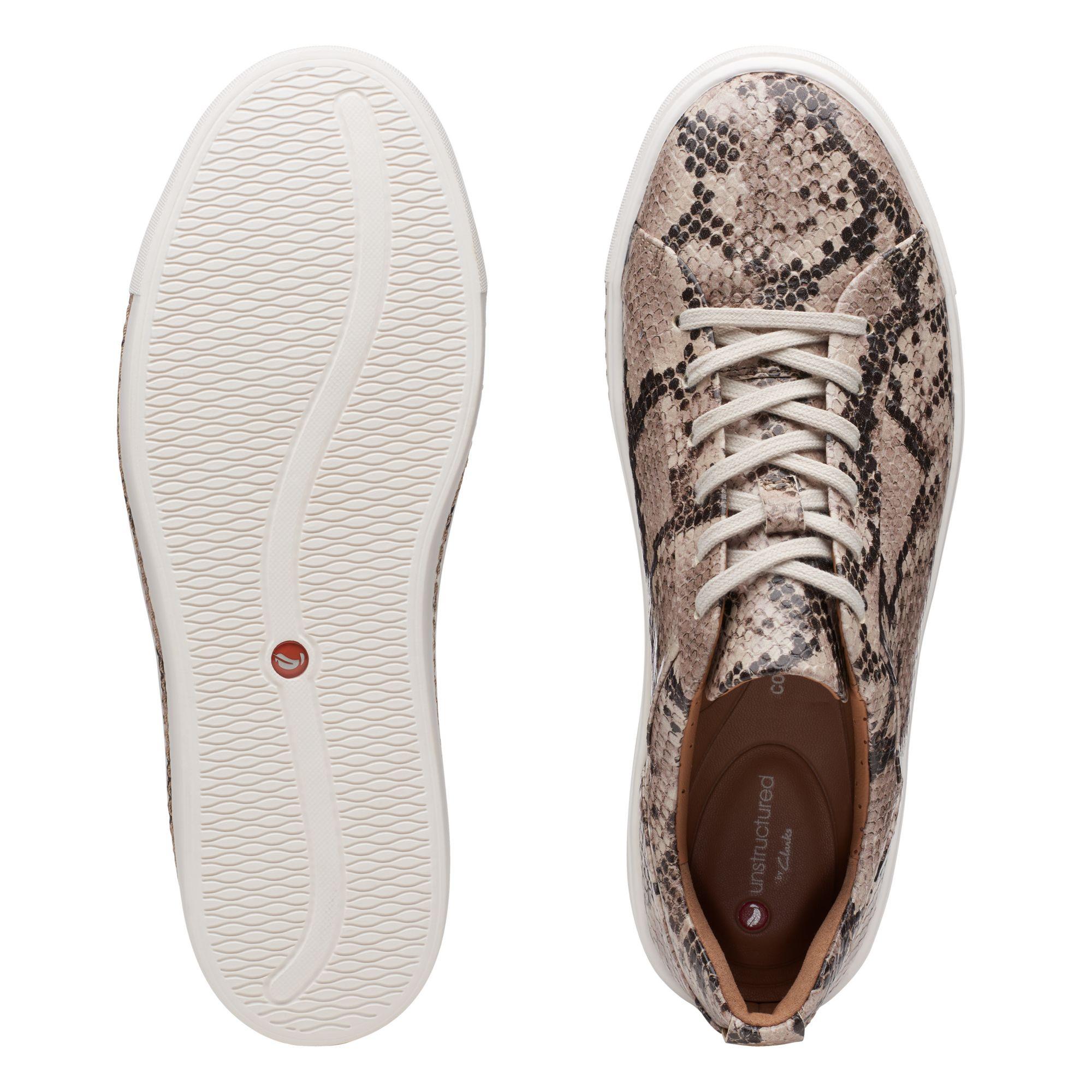 clarks un maui lace natural snake