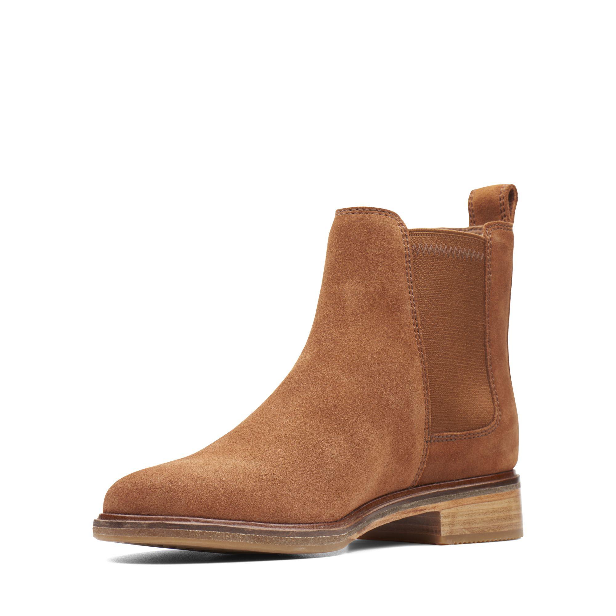 Clarks Suede Clarkdale Arlo in Dark Tan Suede (Brown) - Lyst