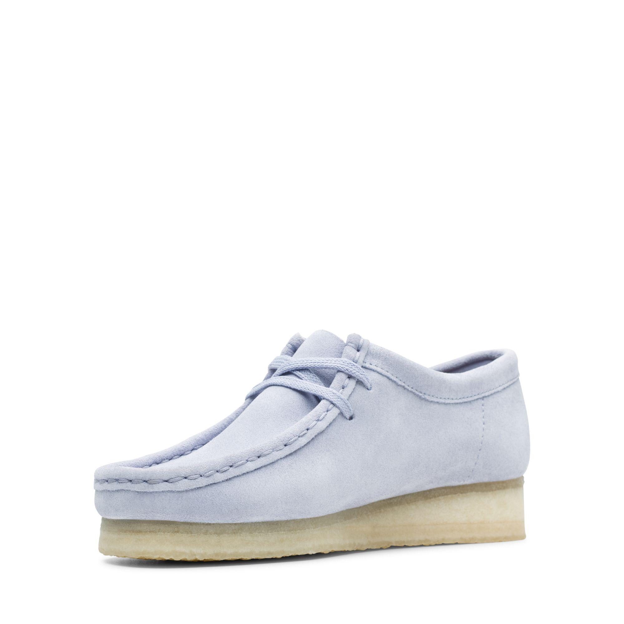 clarks wallabee cool blue