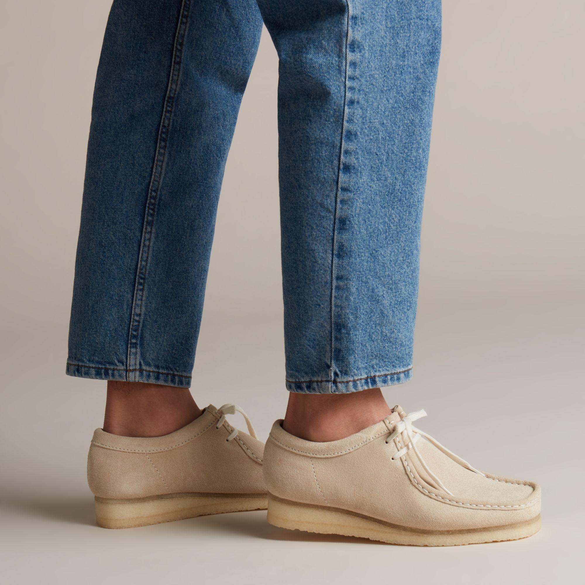 off white wallabees