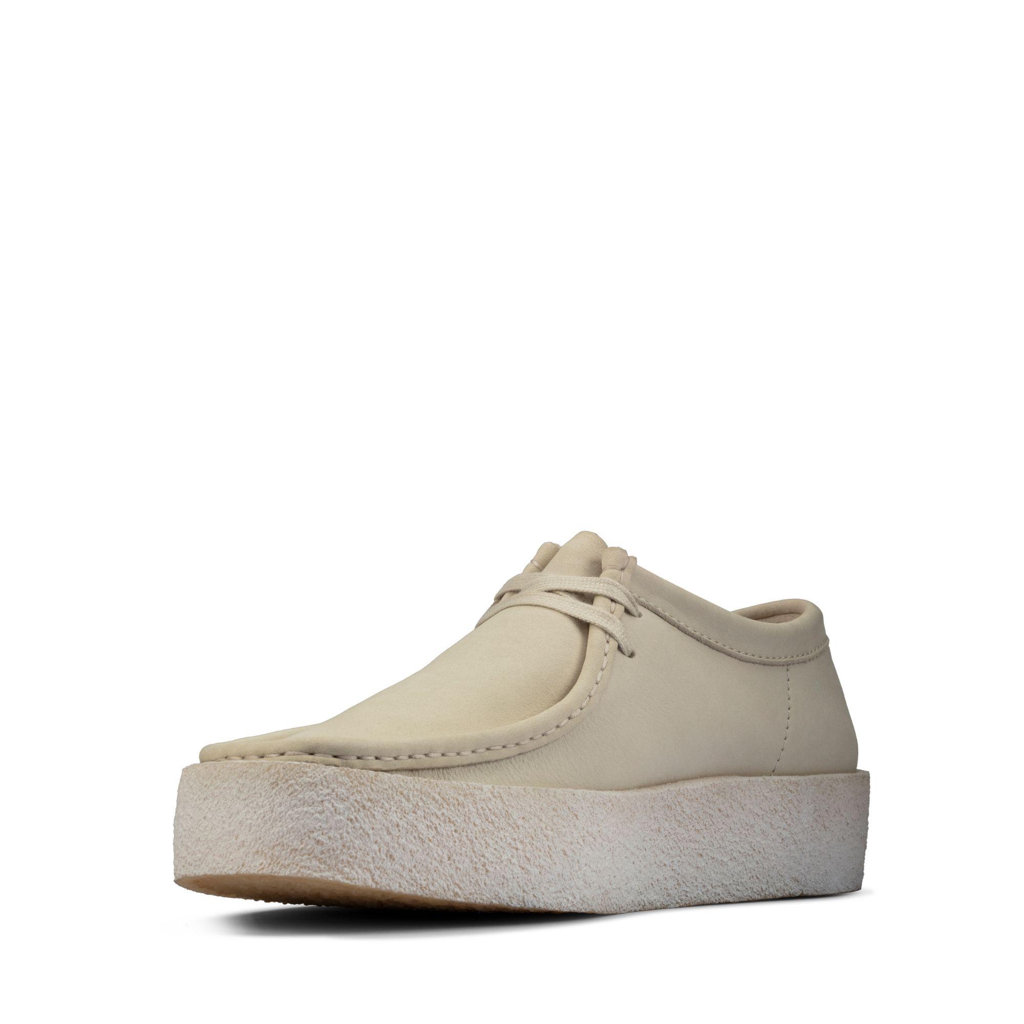 Clarks Wallabee Cup in White Nubuck (White) for Men - Lyst